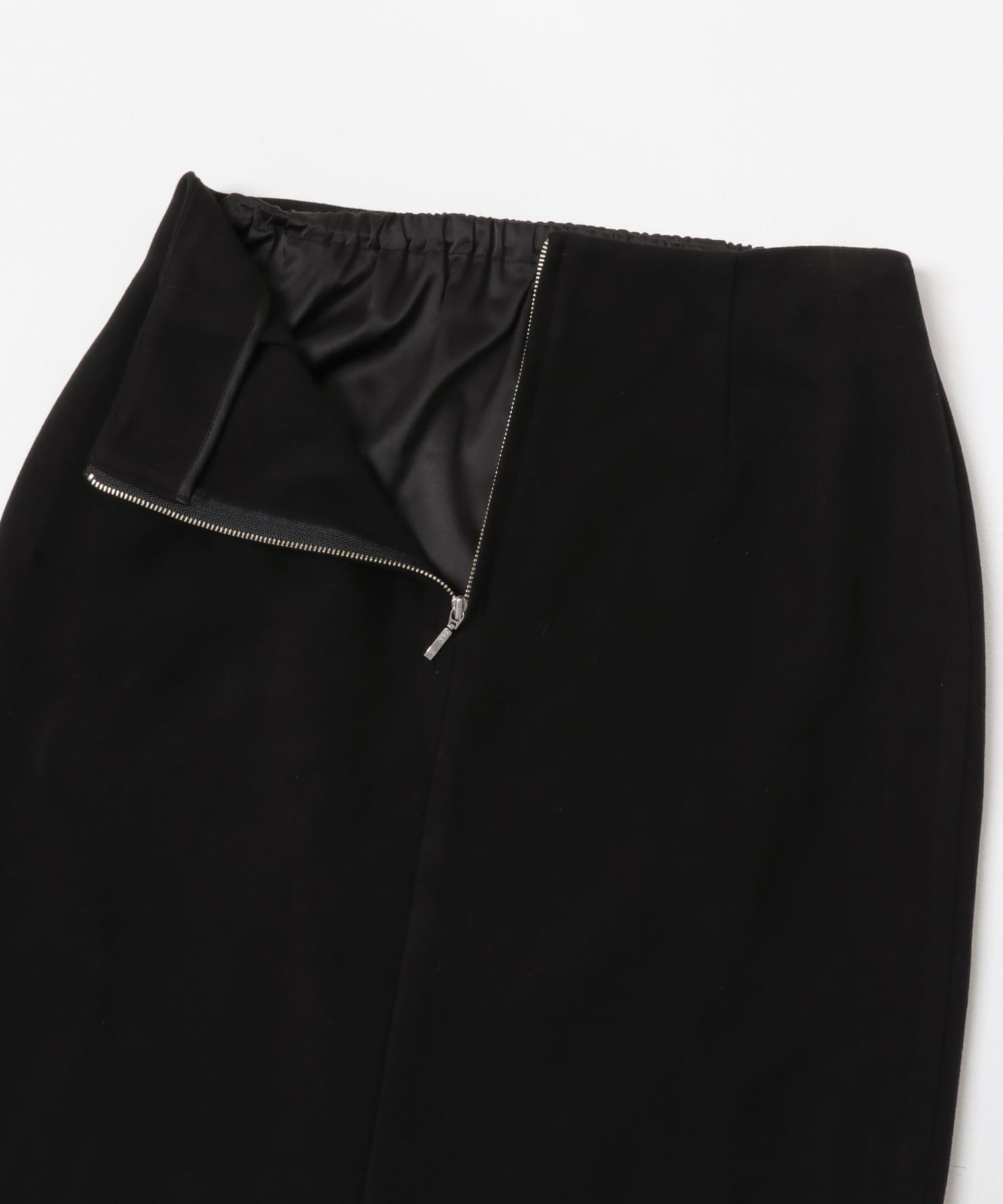 レースレイヤードミディスカート BLACK 36