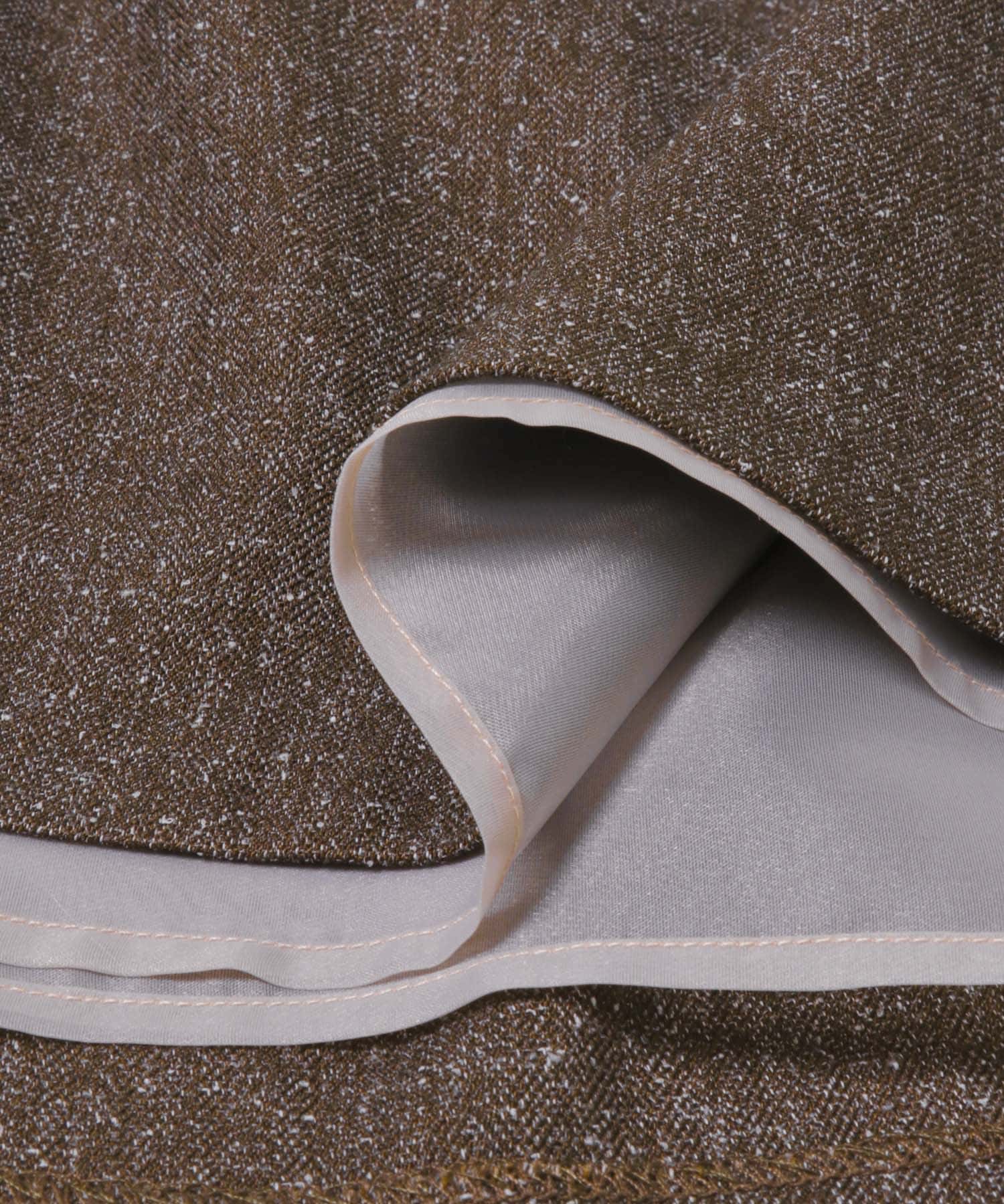 F by ROSSO　ツイードライクフレアスカート BROWN 36