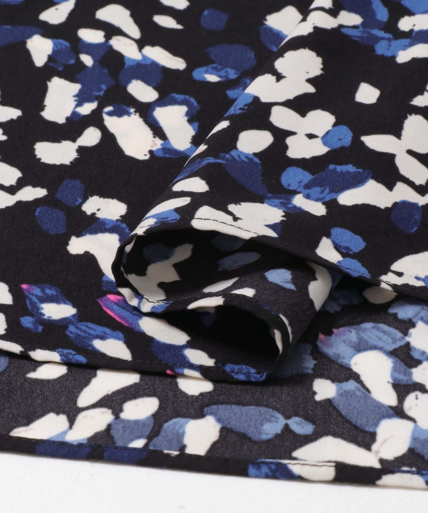 ドットプリントワンピース BLUE Free