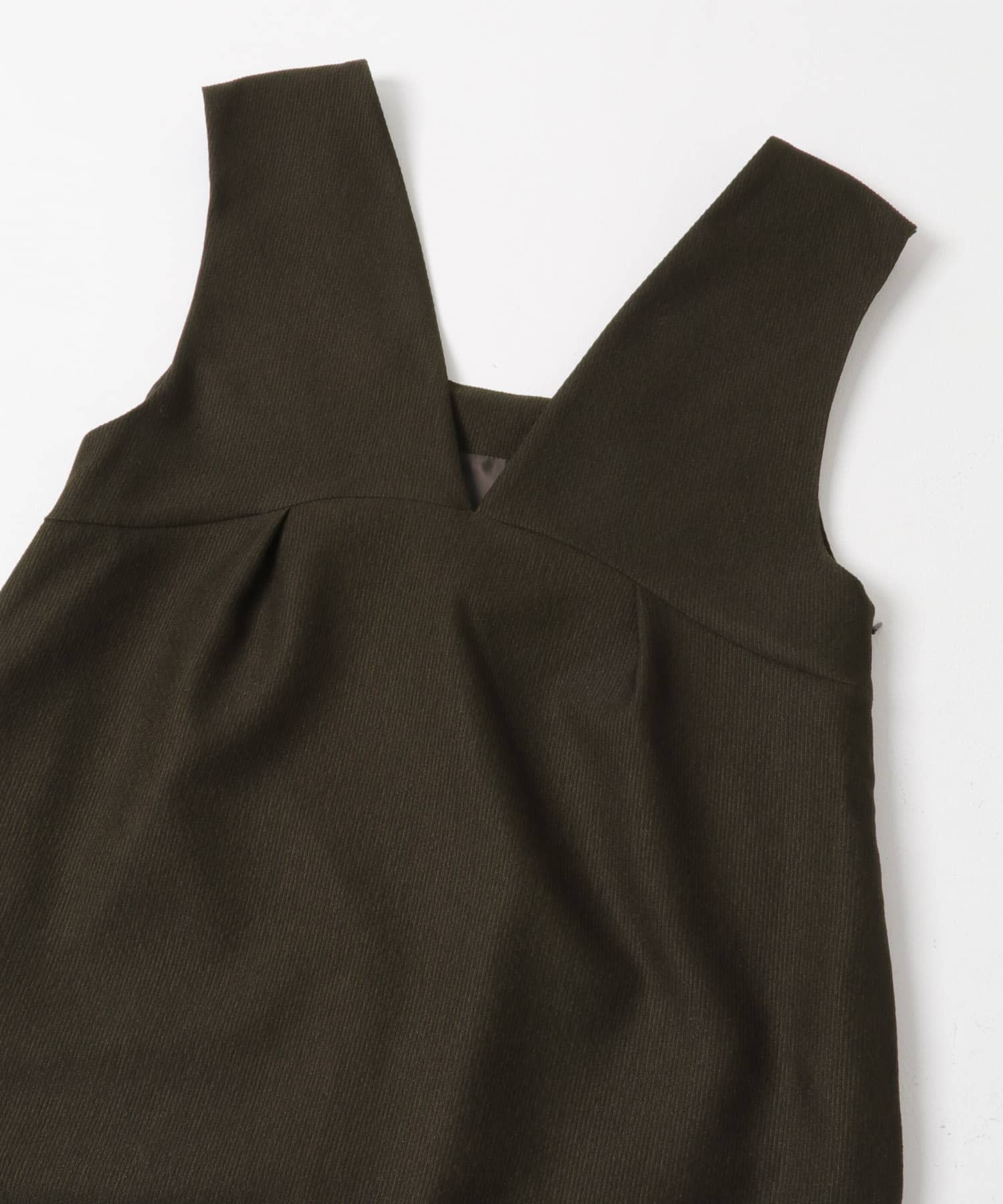 F by ROSSO　ピケ2WAYミニジャンパーワンピース BROWN Free