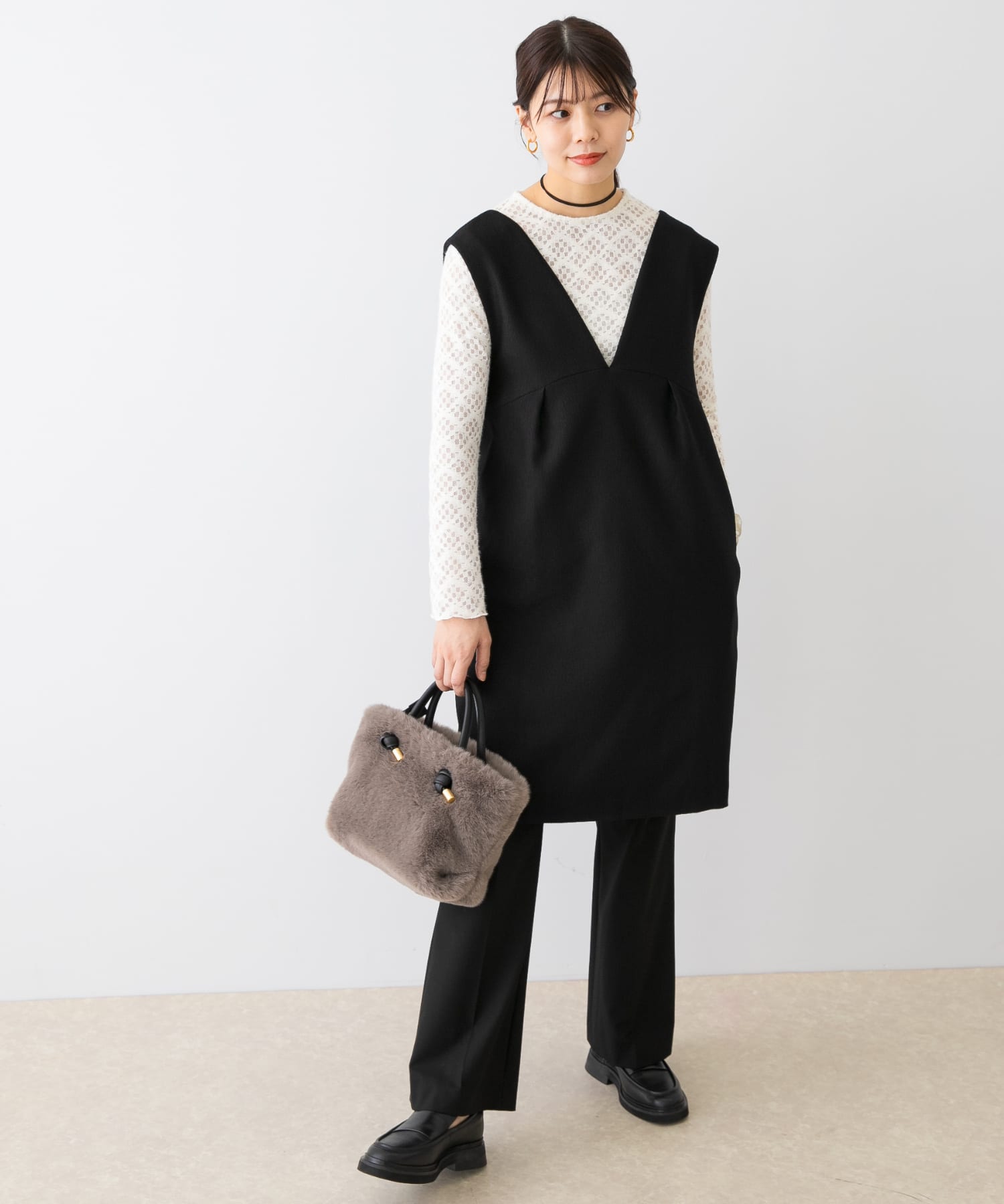 身長：166cm サイズ：FREE