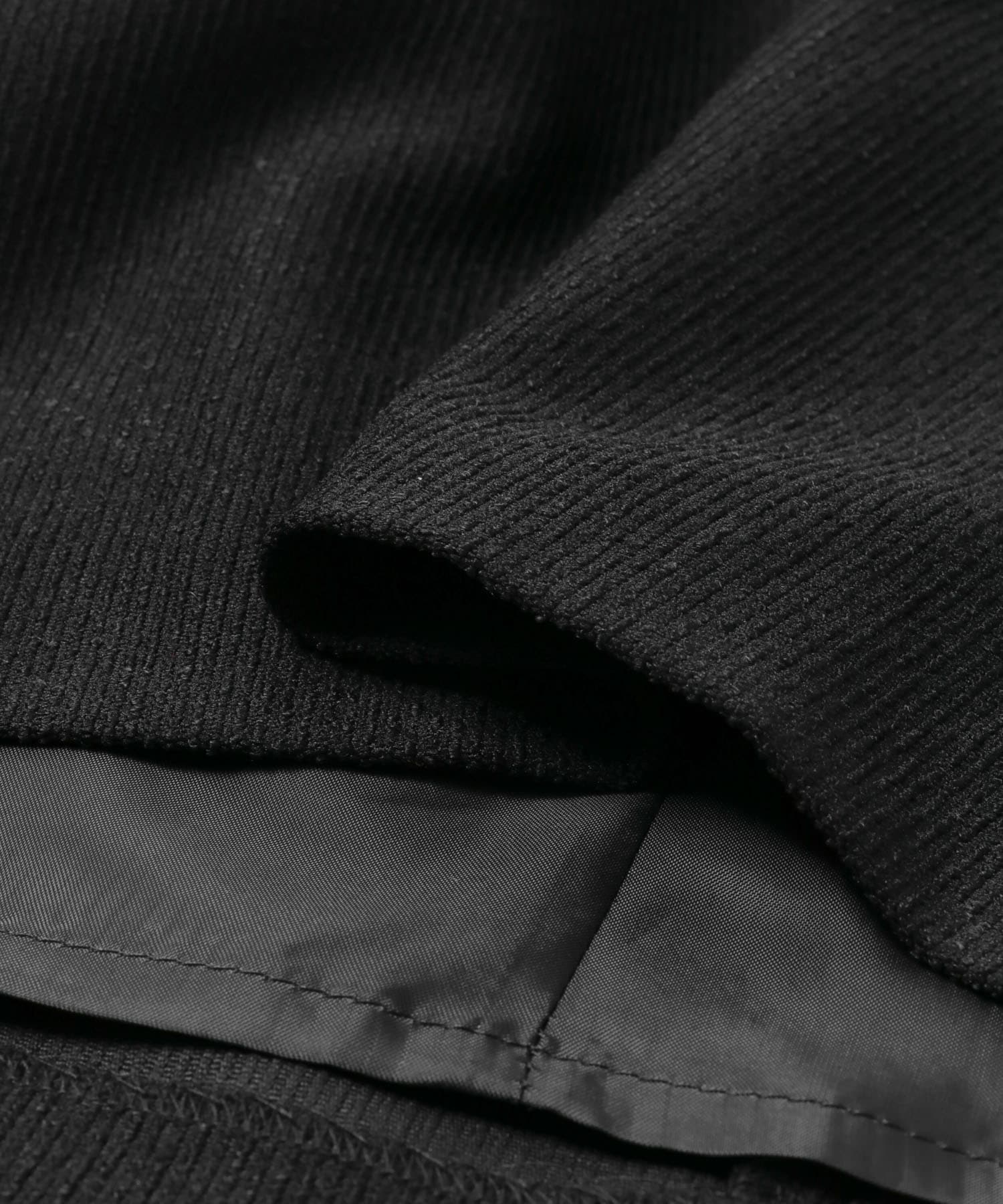 F by ROSSO　ピケ2WAYミニジャンパーワンピース BLACK Free