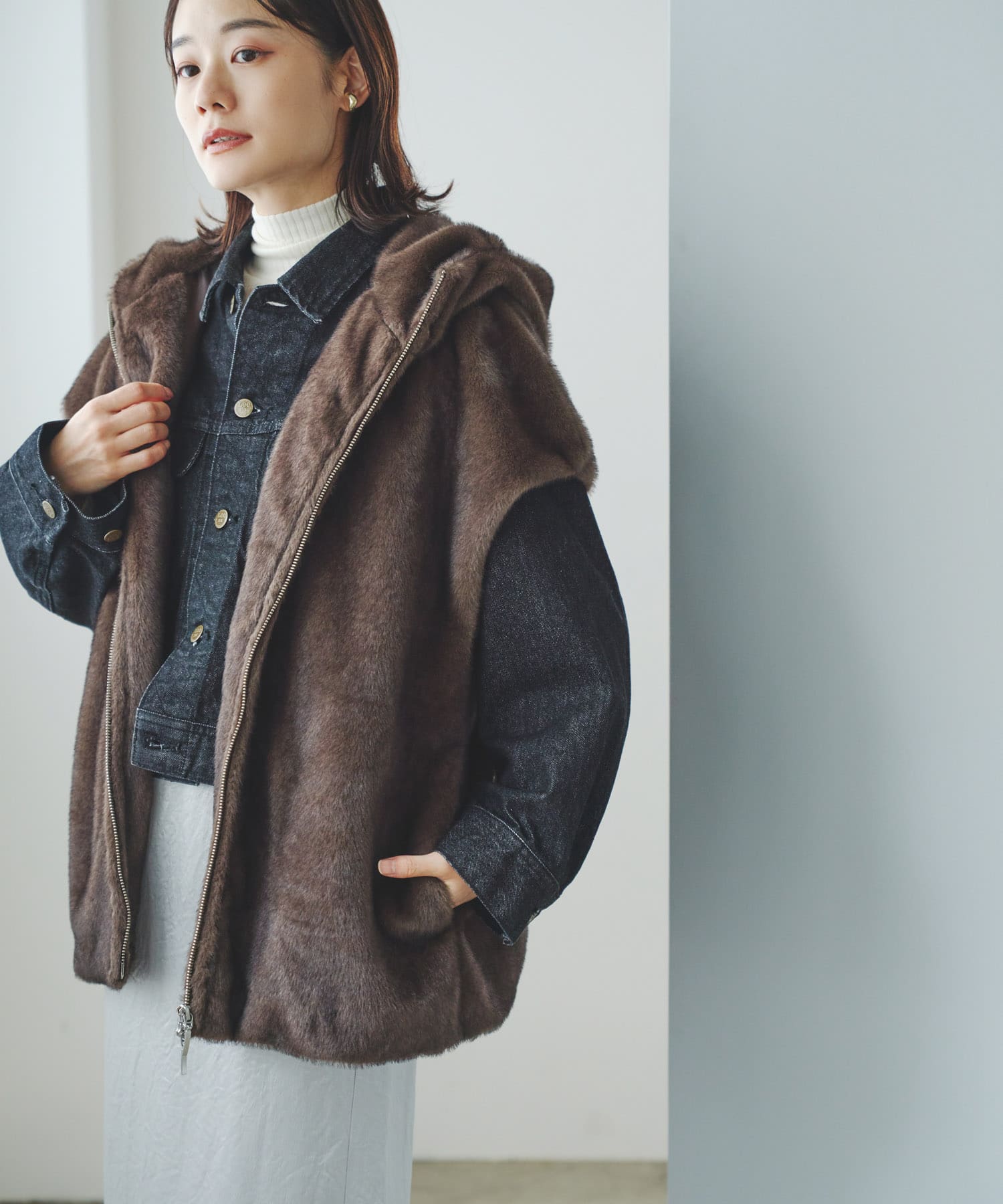 身長：163cm サイズ：FREE