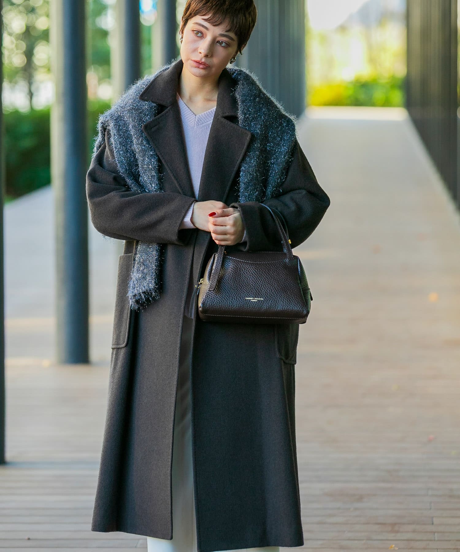 ウールカシミヤコート