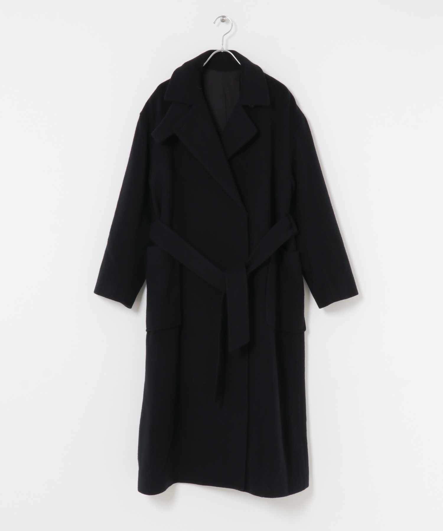 ウールカシミヤコート BLACK 36