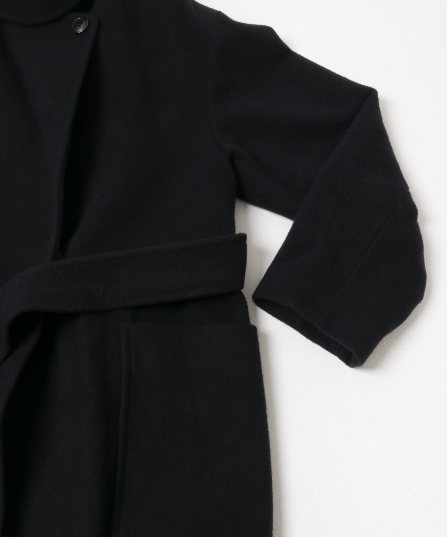 ウールカシミヤコート BLACK 36
