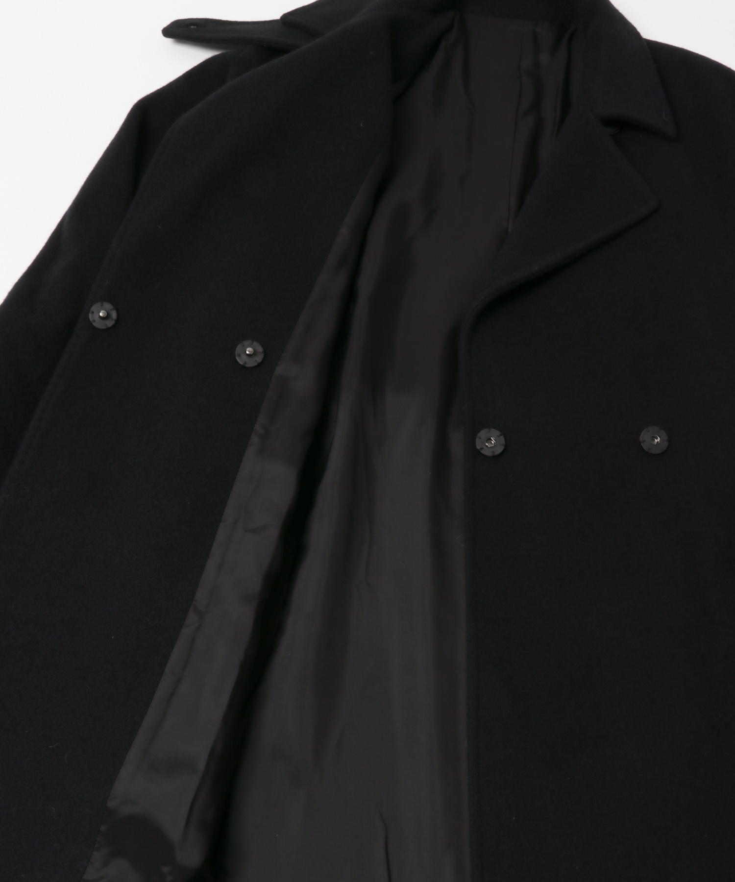 ウールカシミヤコート BLACK 36
