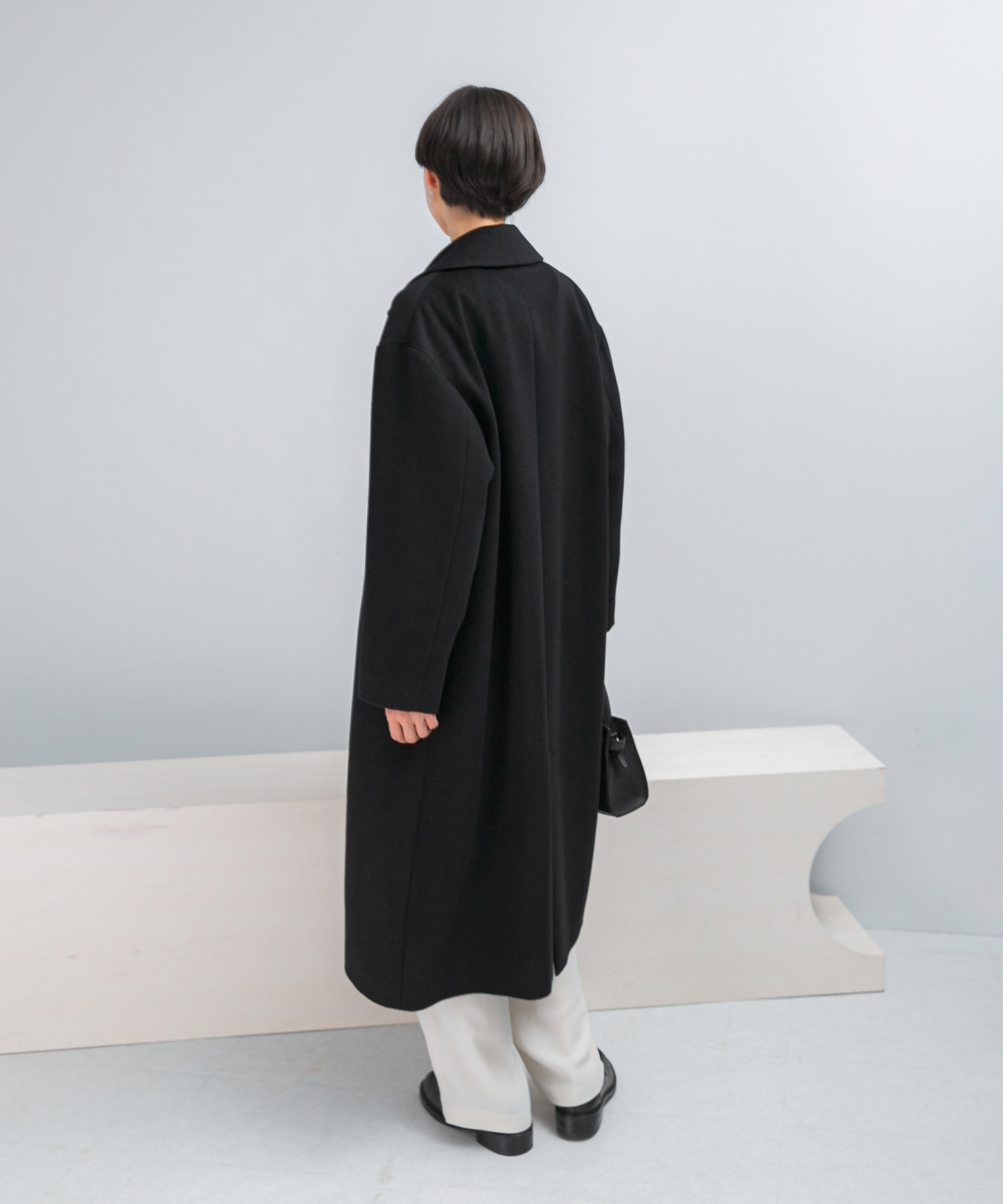 カシミヤビーバーチェスターコート(36 BLACK): アウター｜URBAN