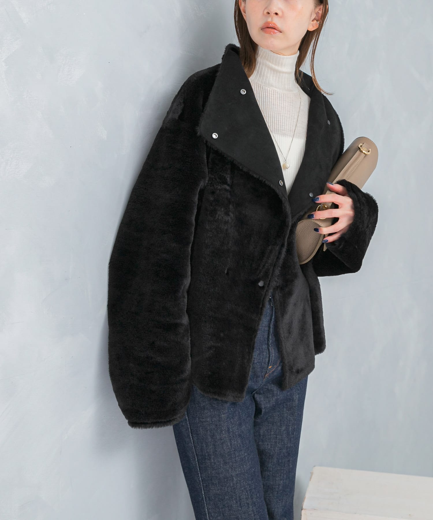 『WEB限定』リバーシブルファーブルゾン