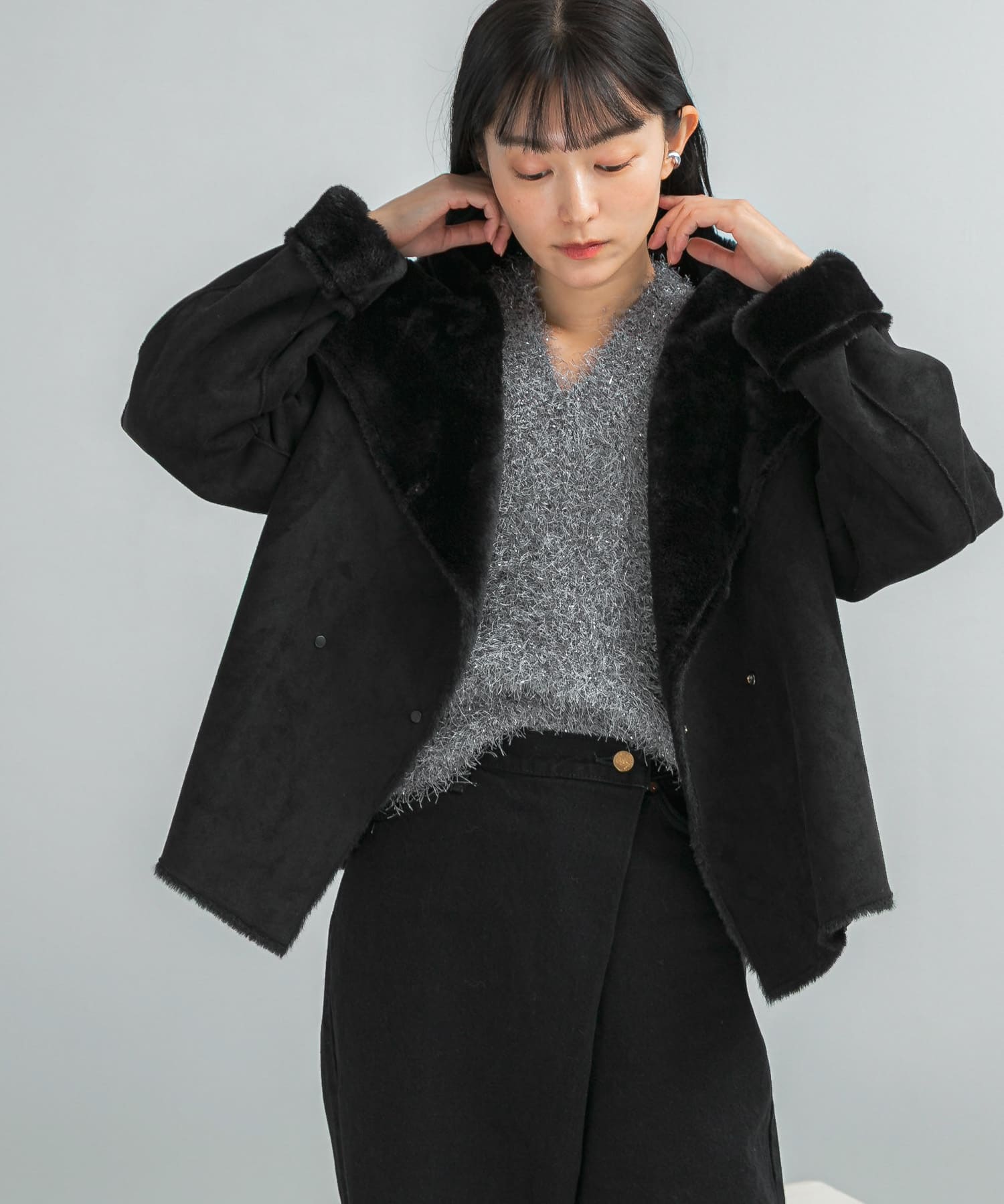 身長：165cm サイズ：FREE