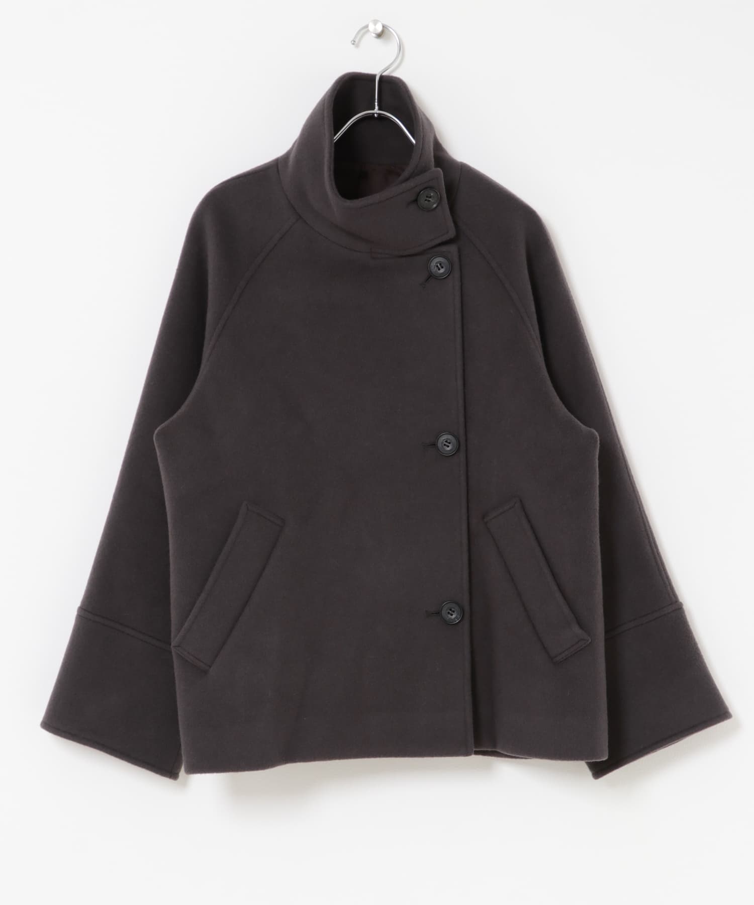 スーパー140シャルム2WAYカラーコート CHARCOAL FREE