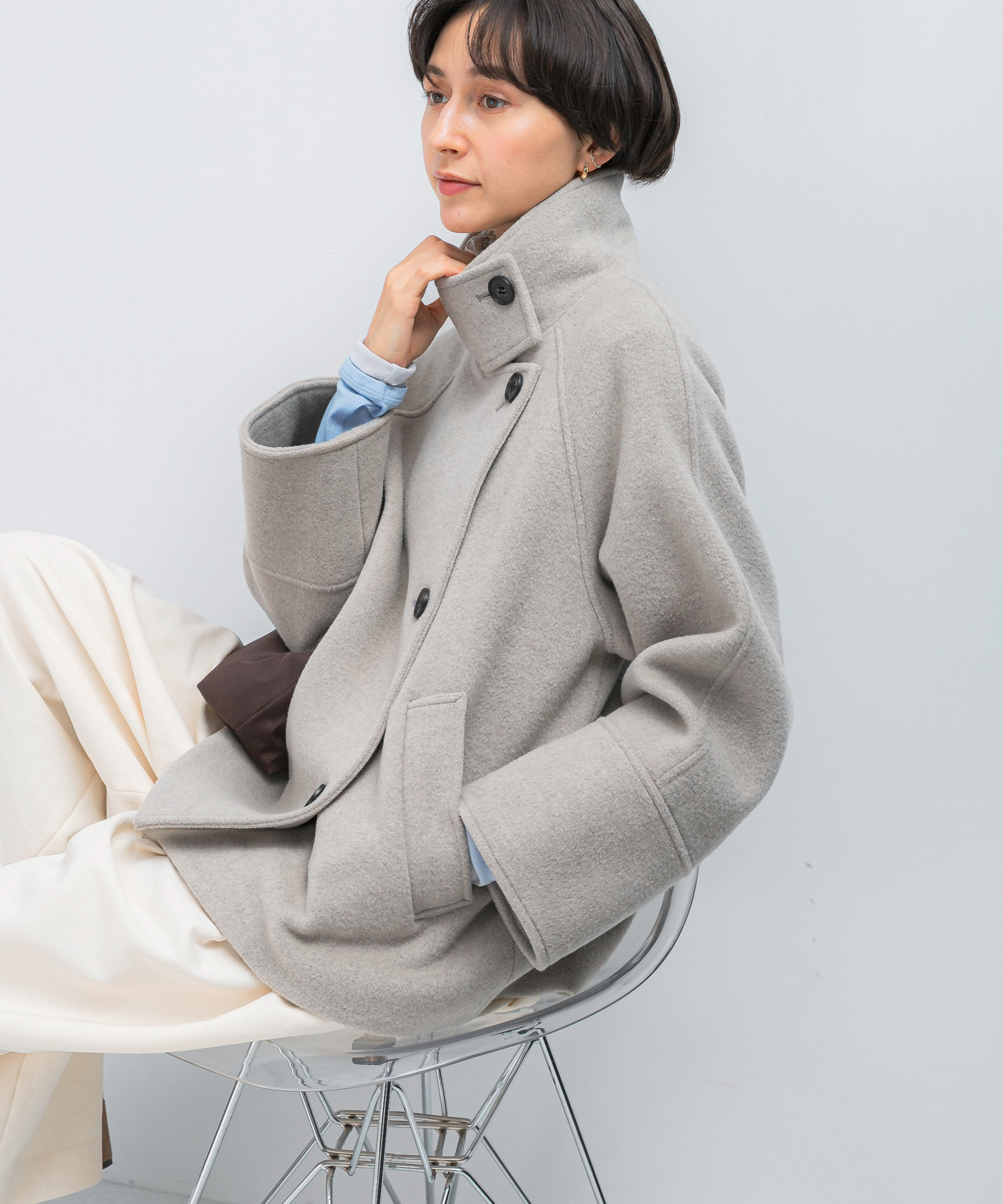 スーパー140シャルム2WAYカラーコート(FREE MOCHA): アウター｜URBAN