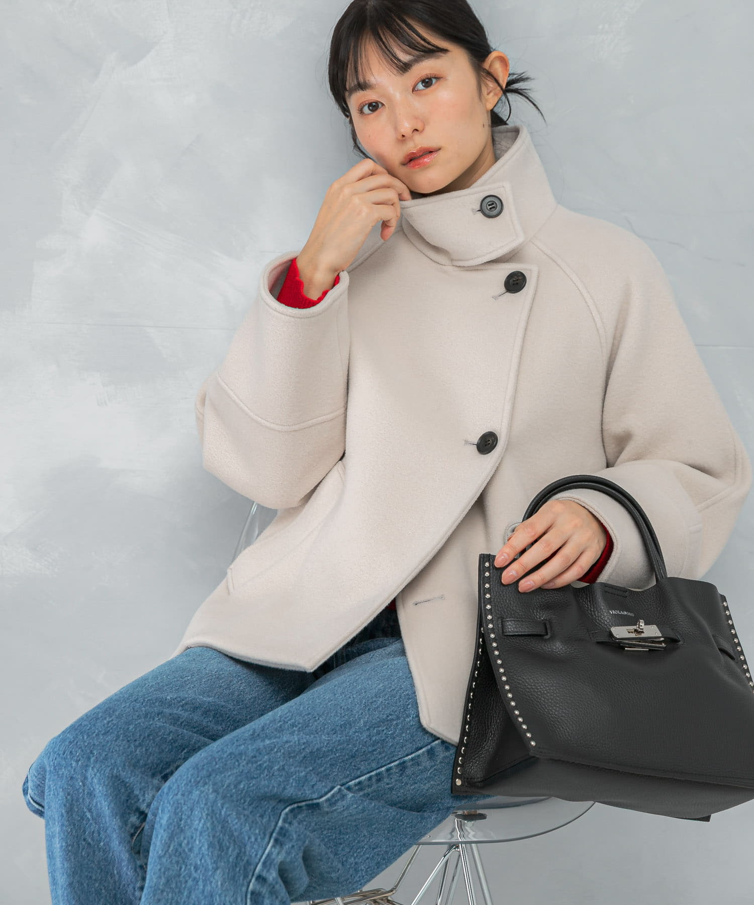 スーパー140シャルム2WAYカラーコート(FREE MOCHA): アウター｜URBAN