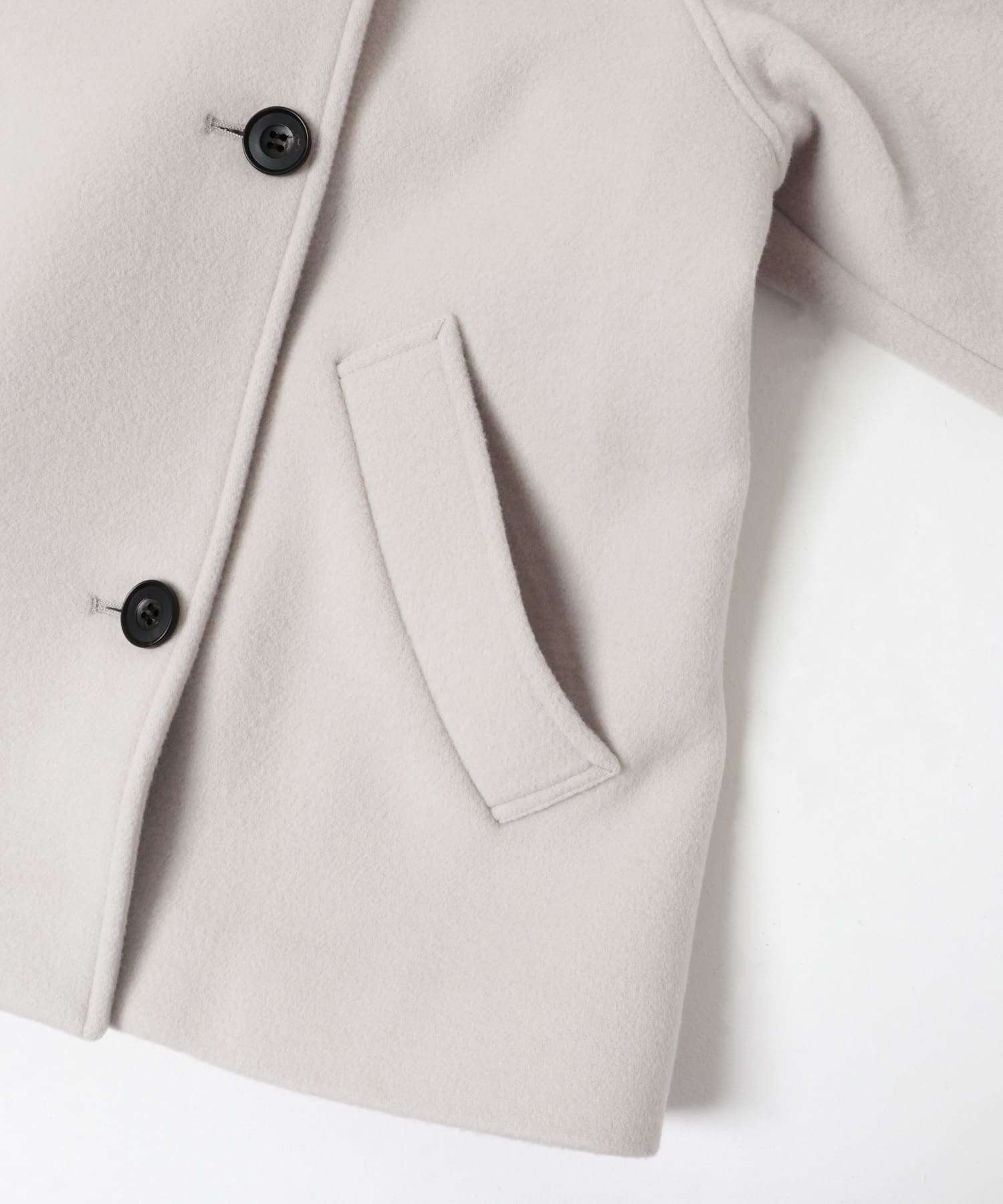 スーパー140シャルム2WAYカラーコート L/GREIGE FREE