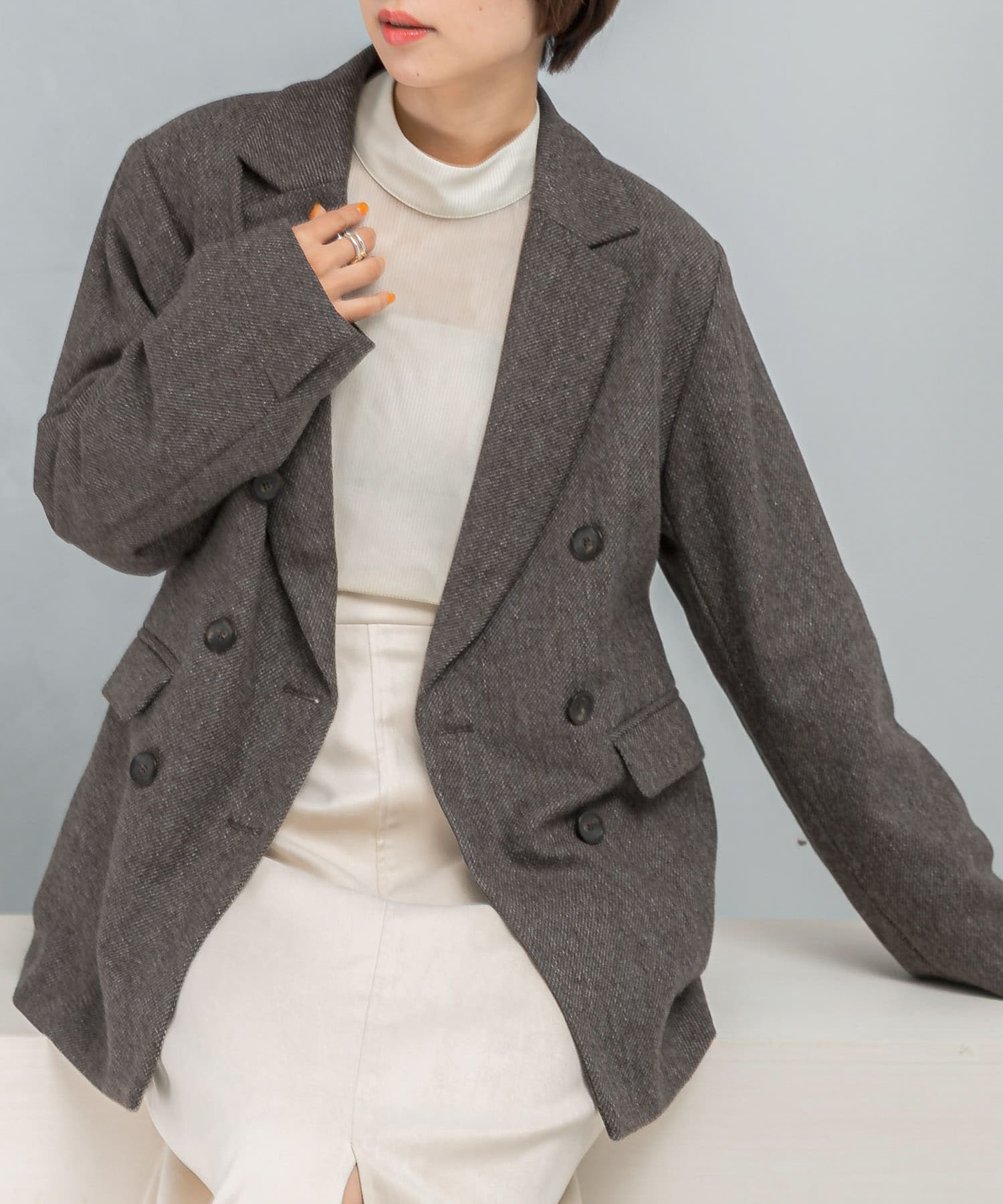 身長：158cm サイズ：Free