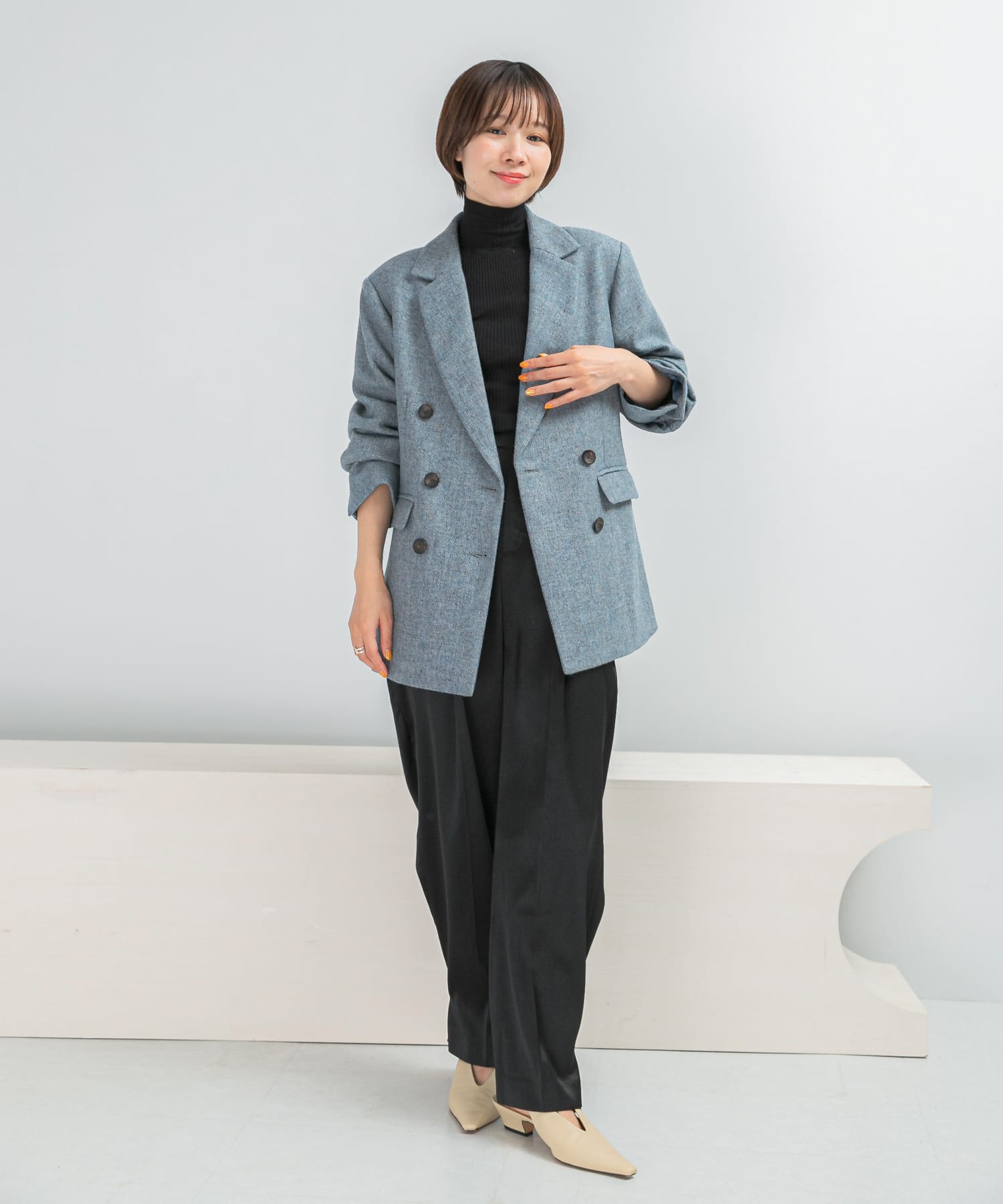 身長：158cm サイズ：Free