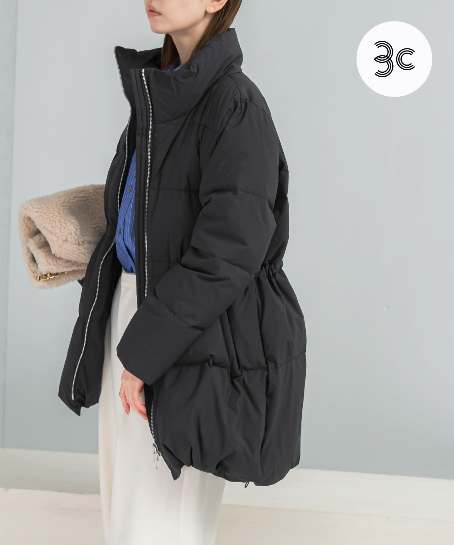 LIMONTA撥水ミドルダウンコート(36 BLACK): アウター｜URBAN RESEARCH