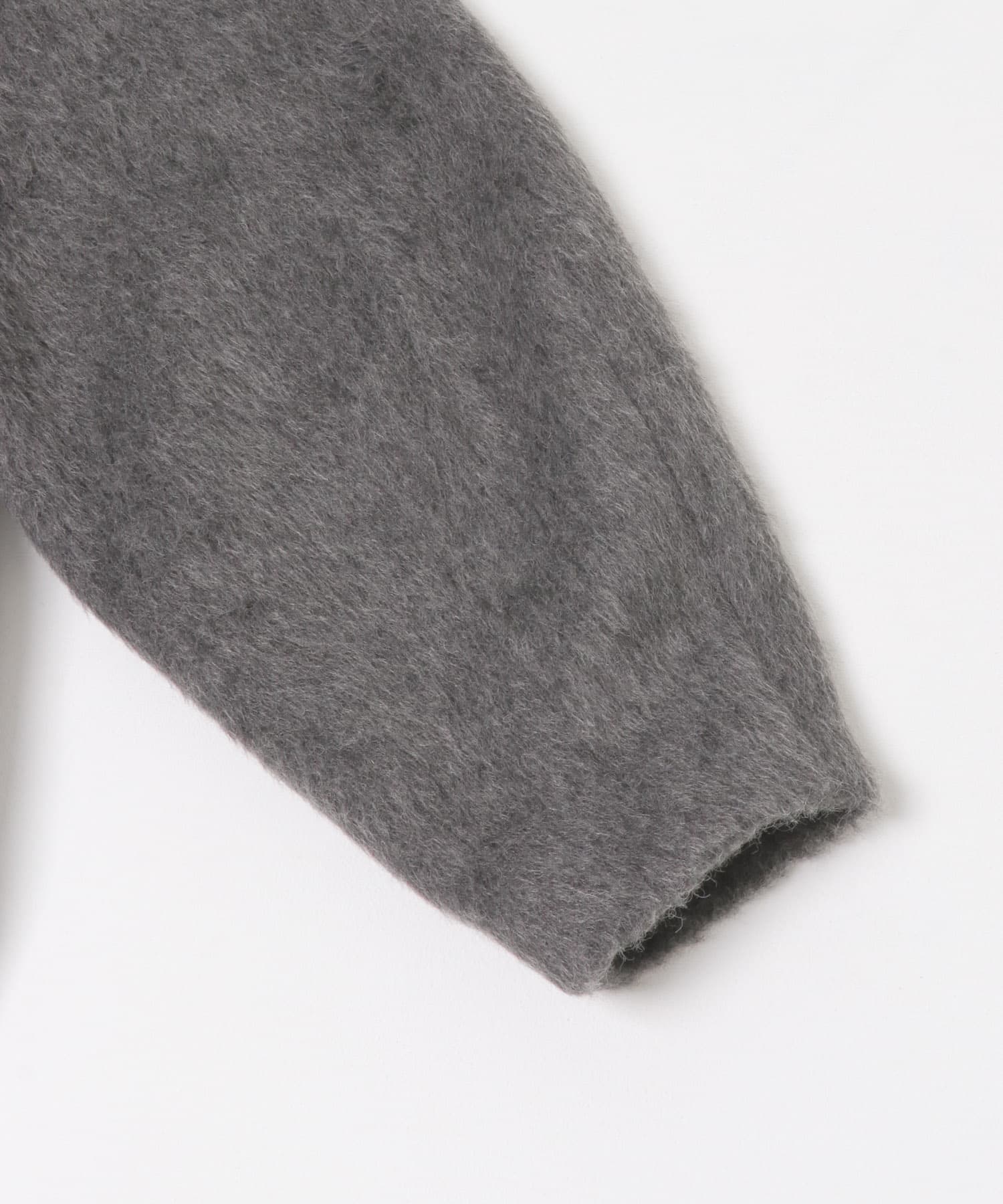 F by ROSSO　『UR TECH』シャギーノーカラーコート C/GRAY Free