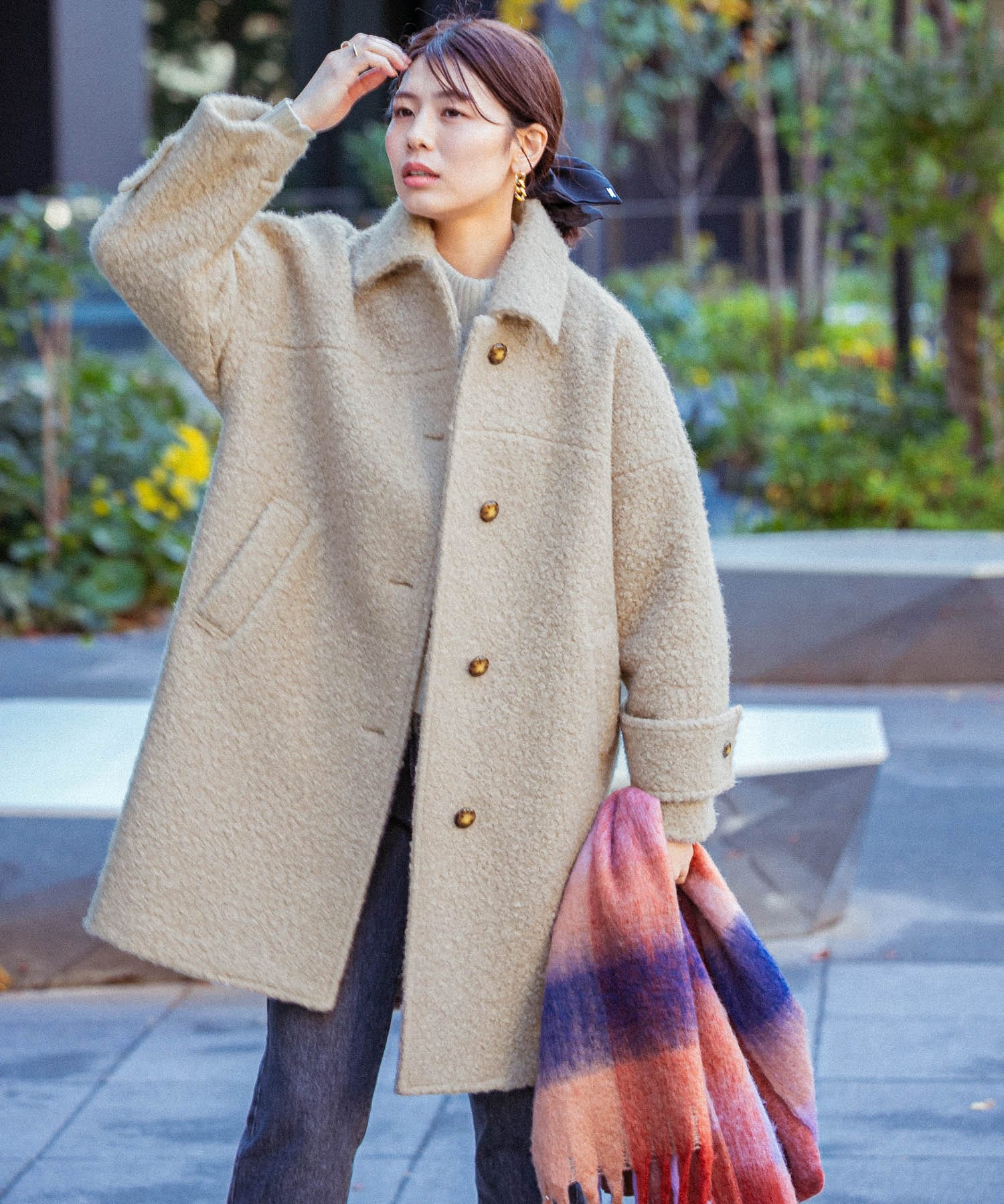 URBAN RESEARCH ステンカラーコート S ダークブラウン URBAN RESEARCH（アーバンリサーチ） ステンカラーコート コート