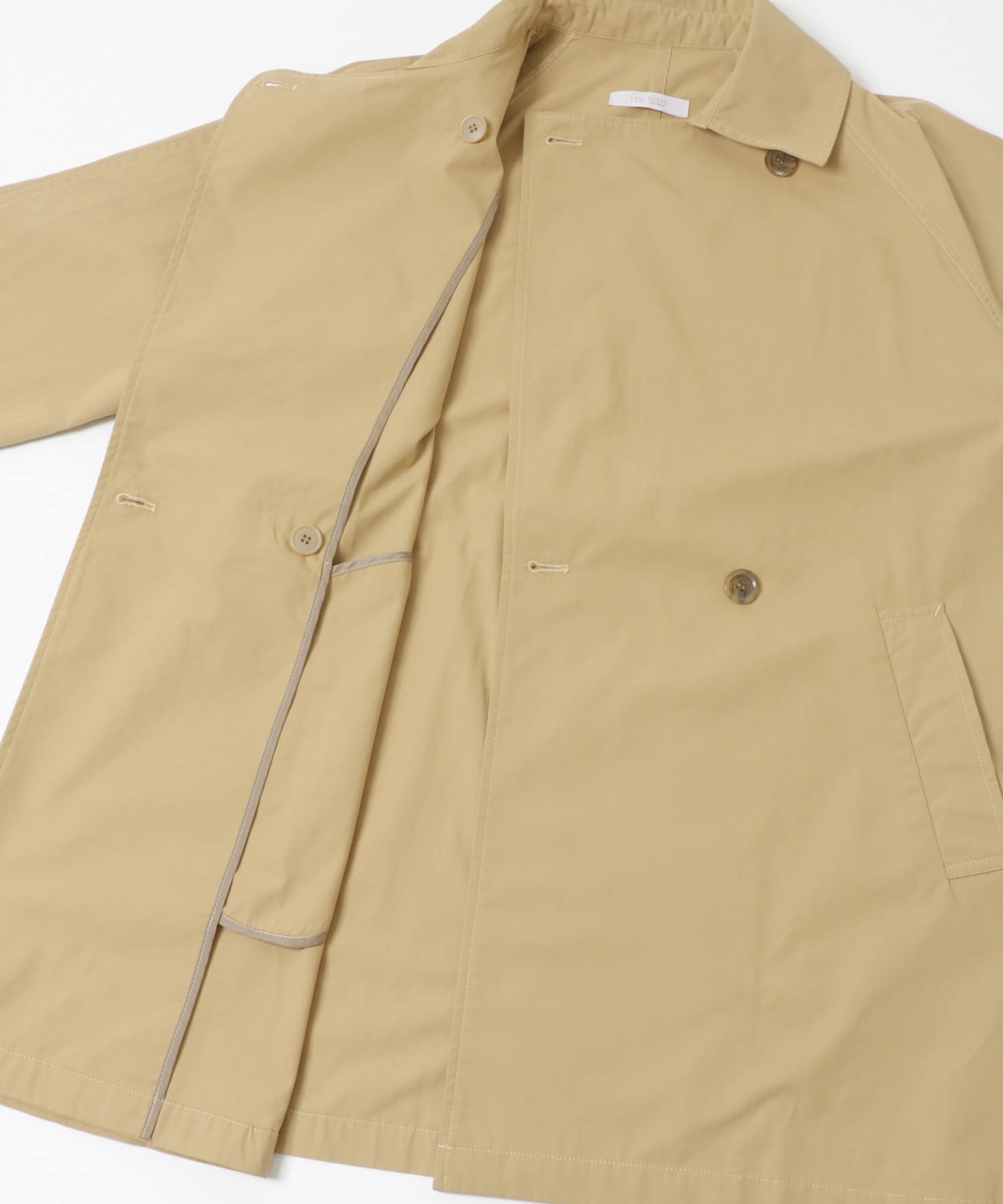 F by ROSSO　オーバーサイズライトコート BEIGE Free