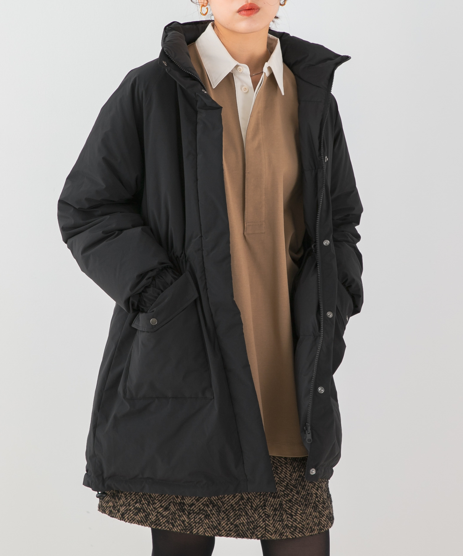 F by ROSSO　撥水リバーシブルロングダウン