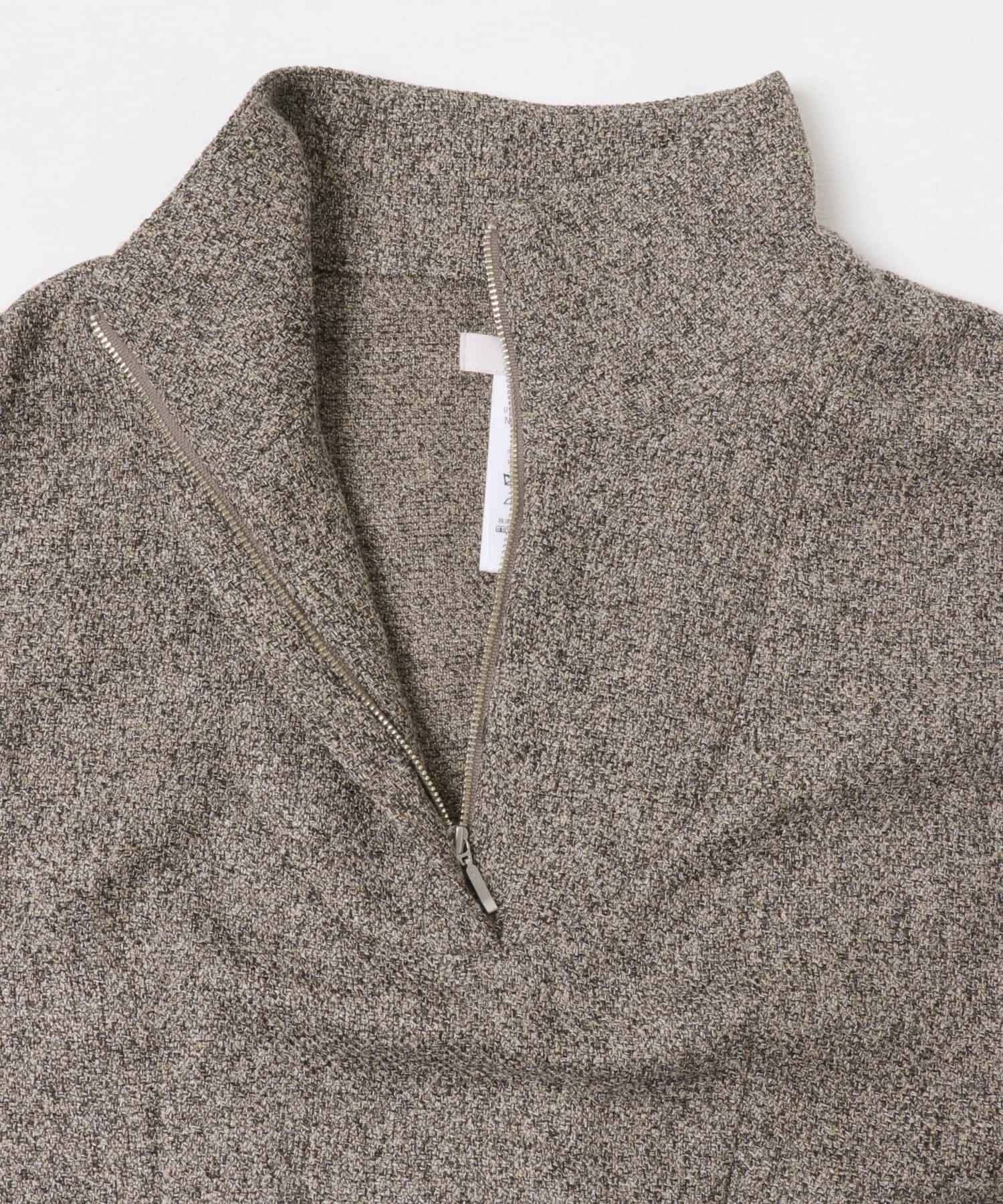 F by ROSSO　ツイードハーフZIPプルオーバー+スカート BEIGE 36