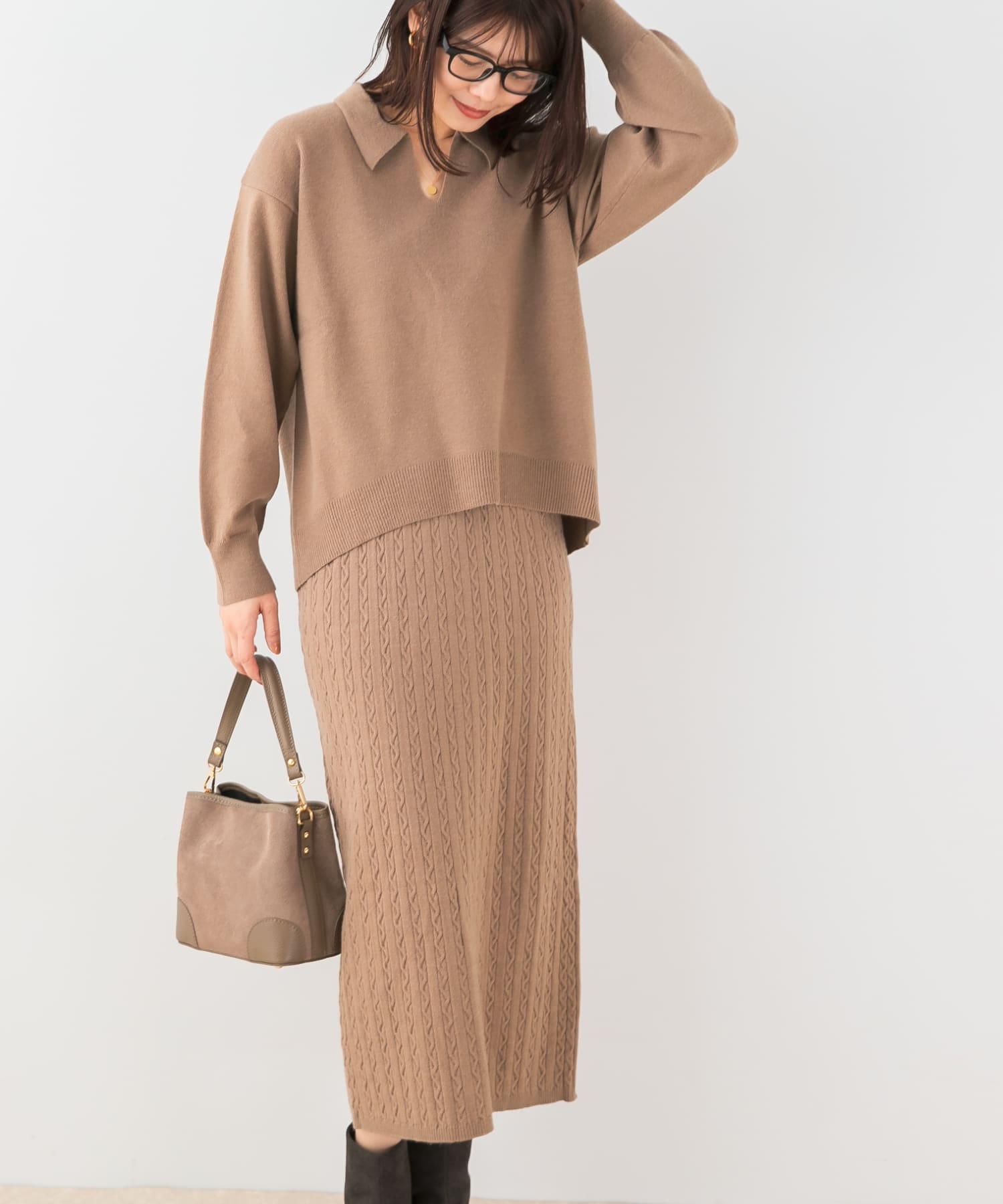 身長：166cm サイズ：Free