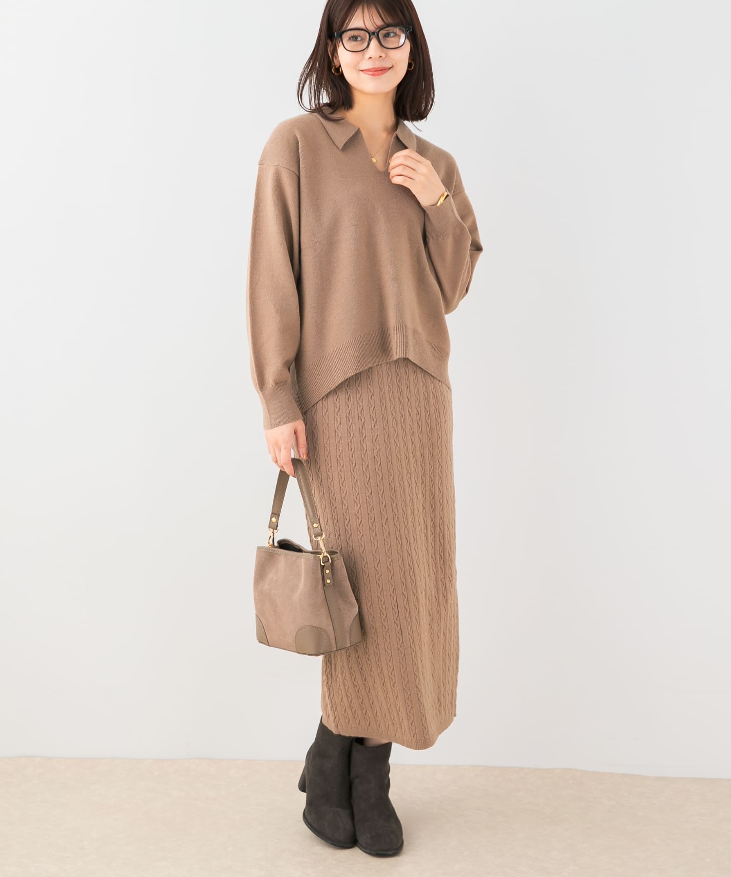 身長：166cm サイズ：Free