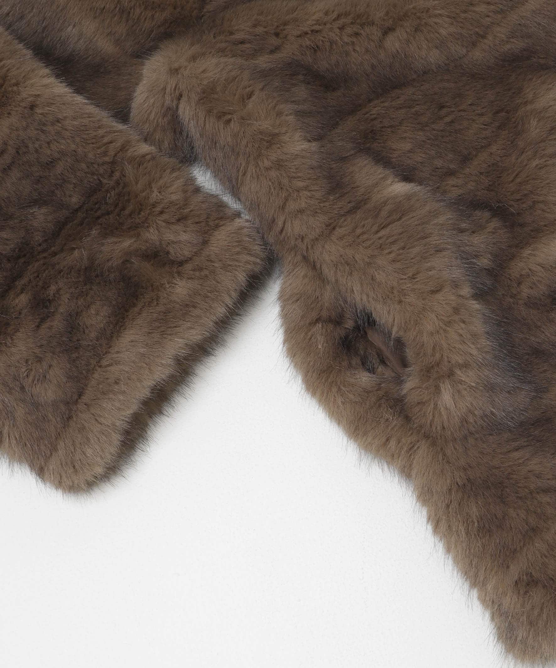 THINK FUR Border Fur Coat(Free Cream): アウター｜URBAN RESEARCH