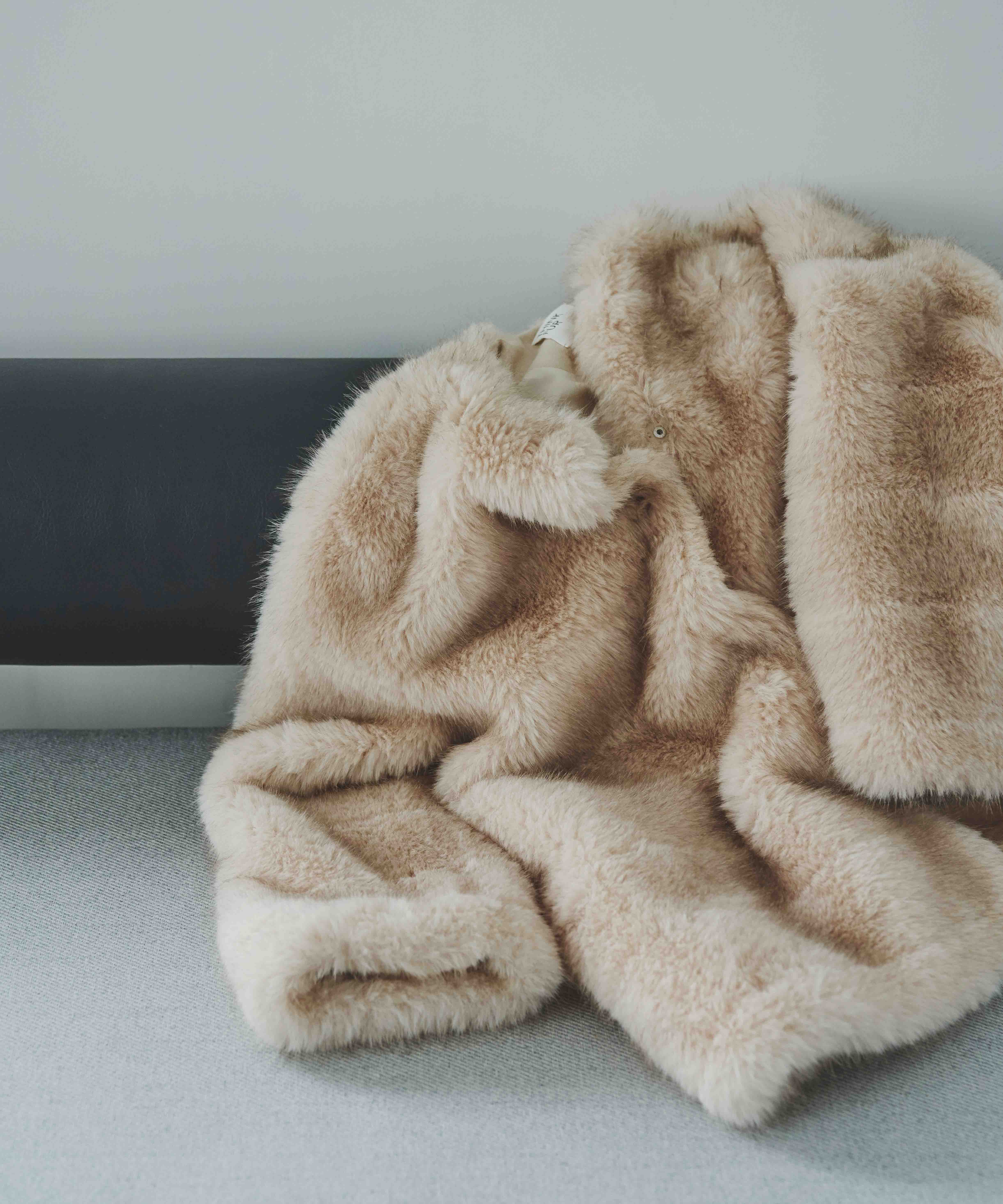 THINK FUR　Border Fur Coat