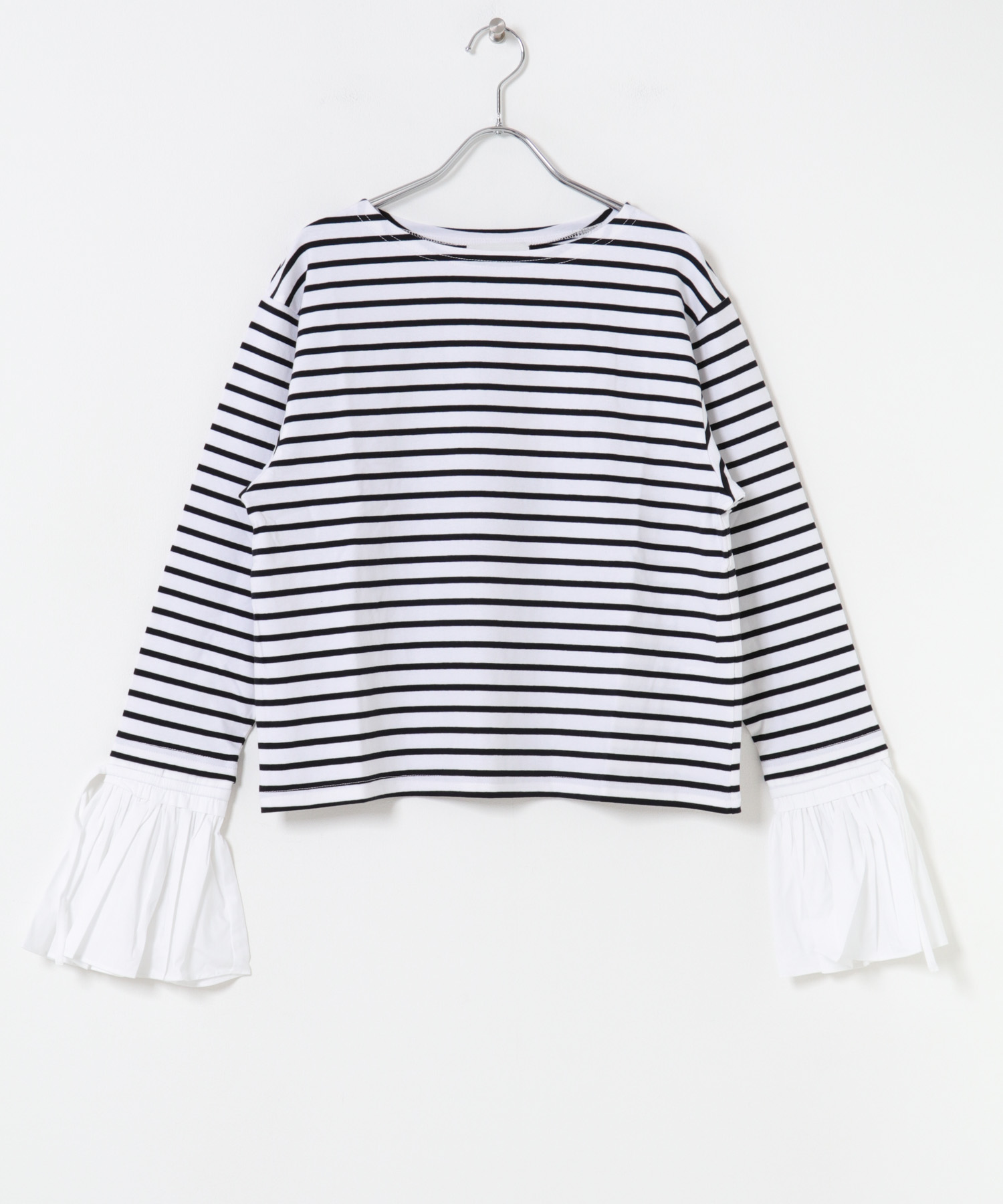 Mewl　シャツスリーブボーダーTOPS