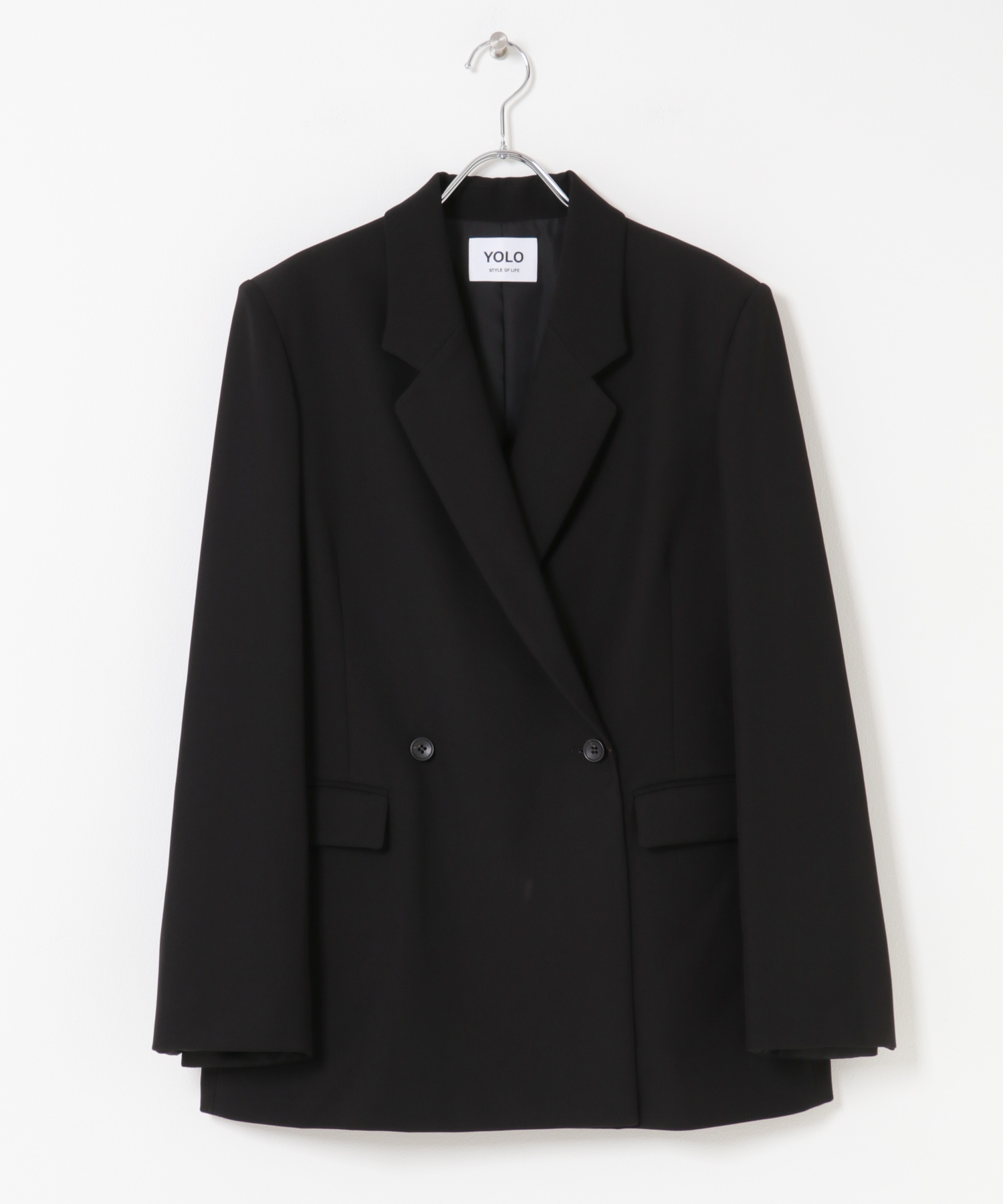 YOLO　jacket BLACK Free
