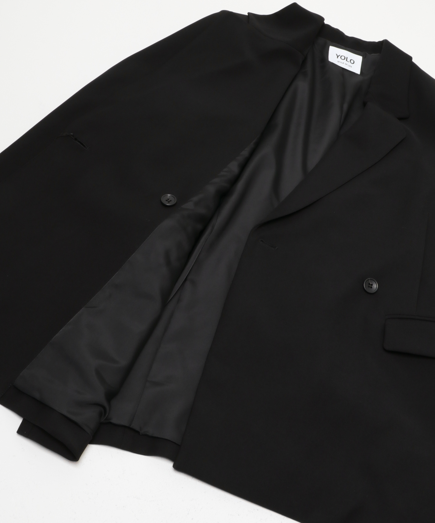 YOLO　jacket BLACK Free