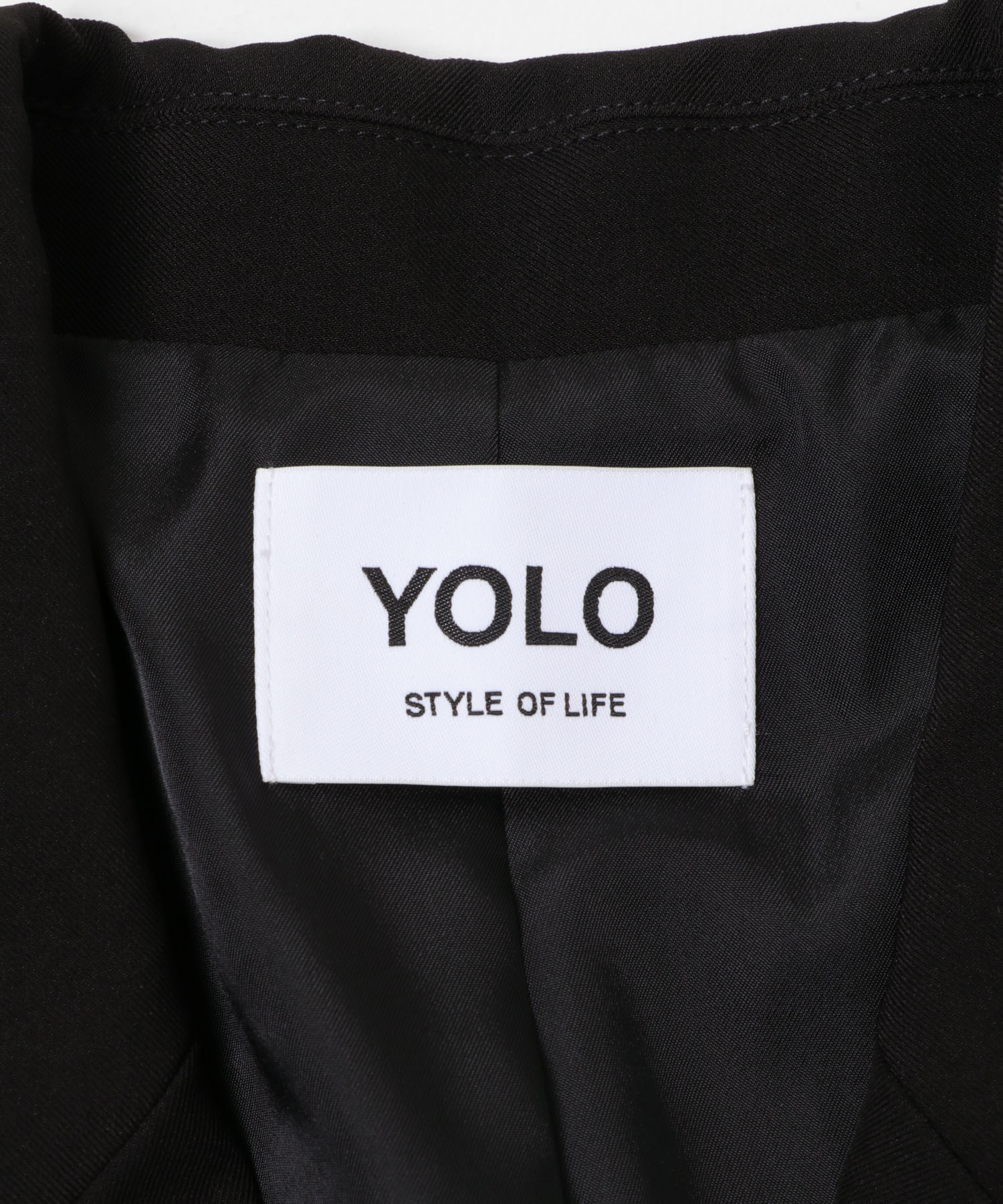 YOLO　jacket BLACK Free