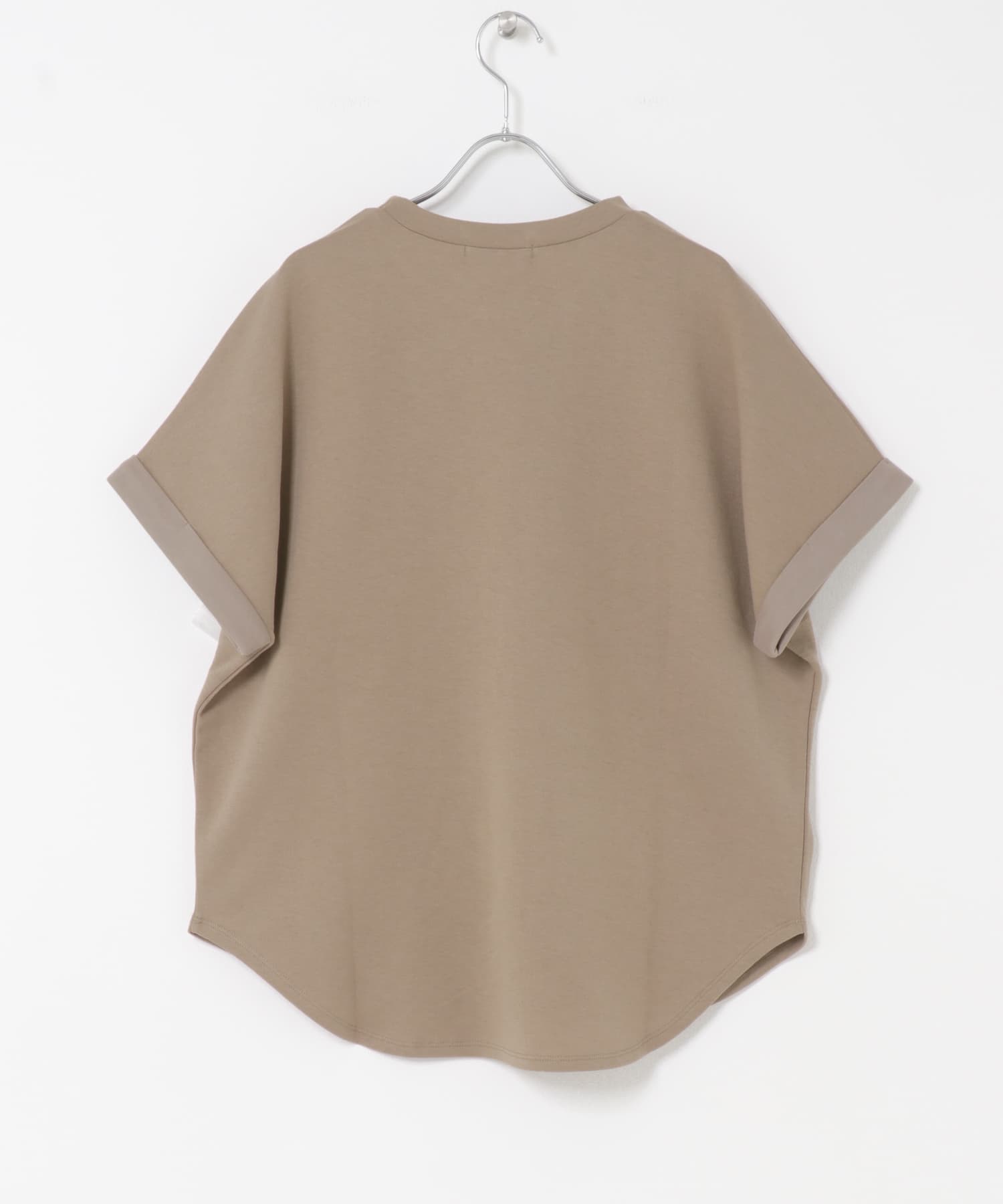 CHIGNON　ロールアップドルマンカットソー BEIGE FREE