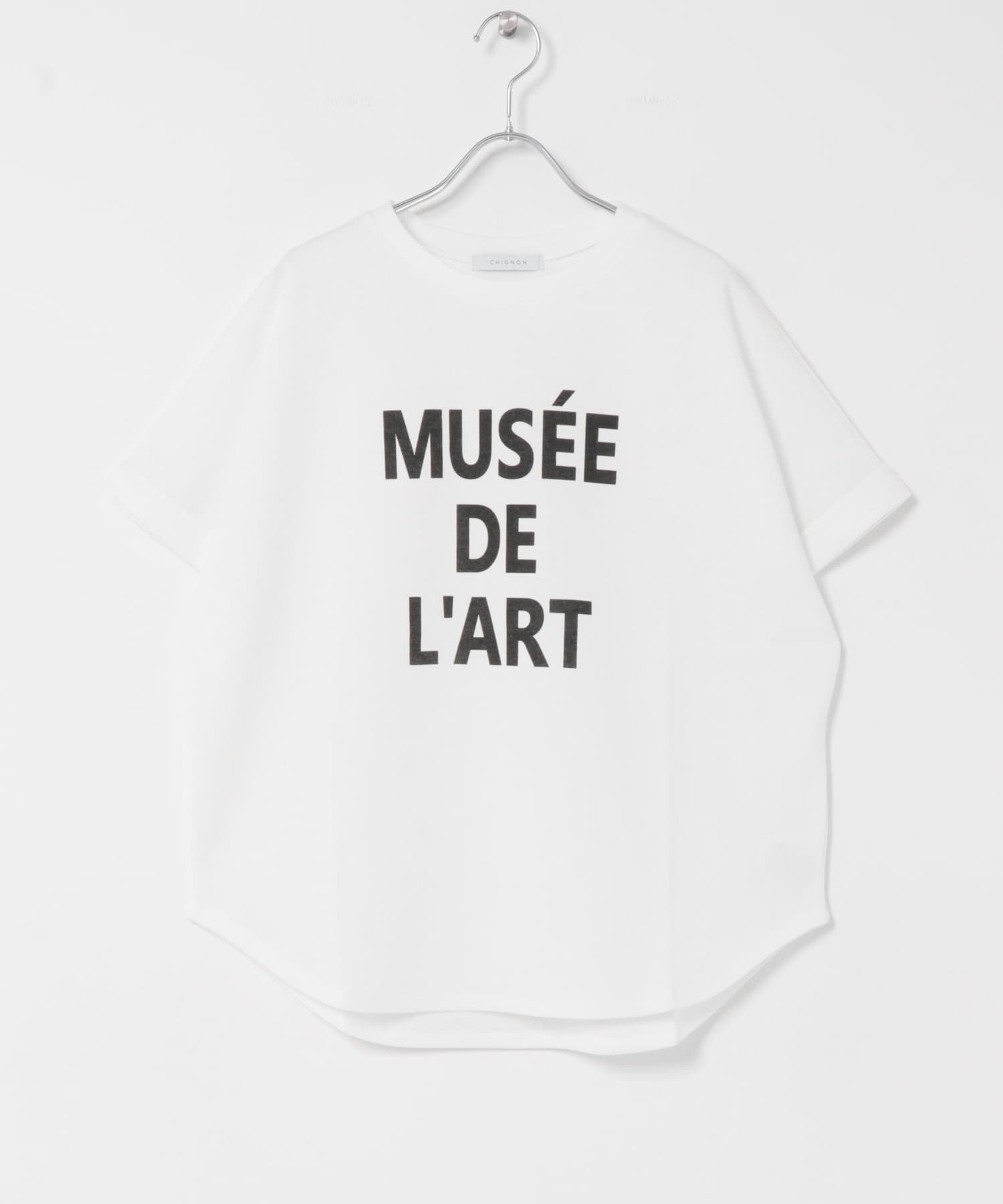 CHIGNON　ロールアップドルマンカットソー