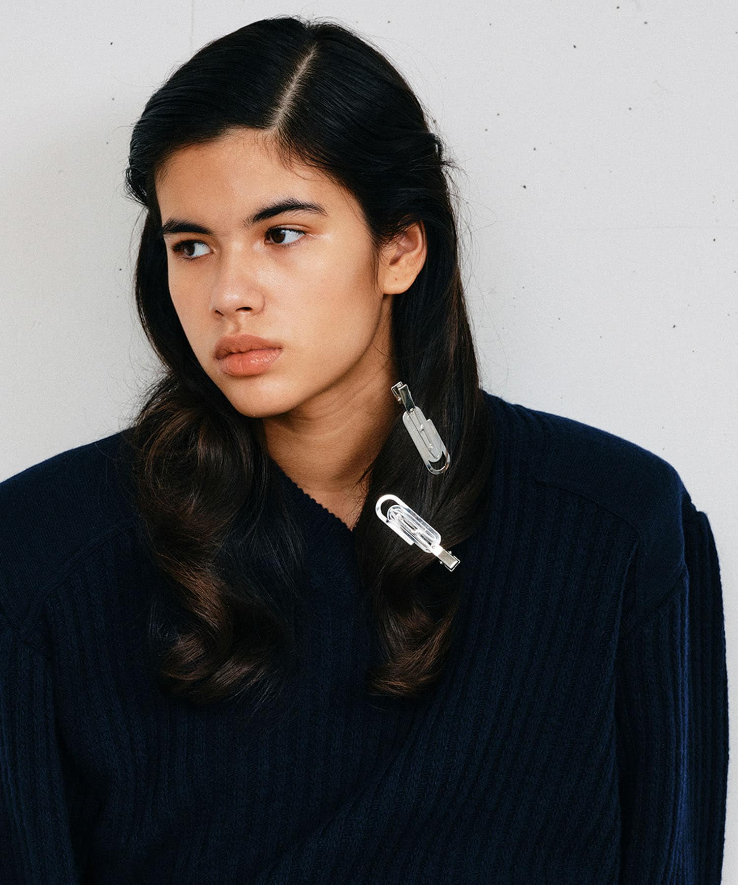 heyep　PaperClipFlatHairClips2P SILVER 0