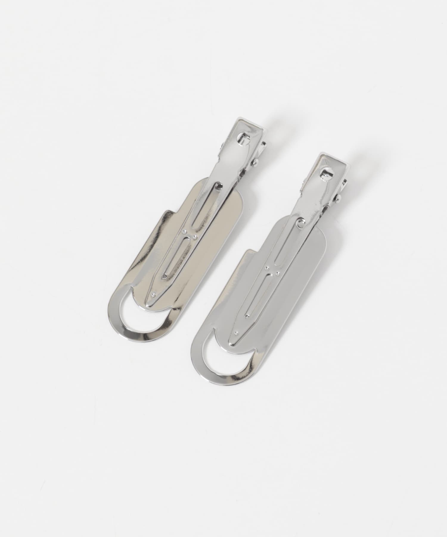 heyep　PaperClipFlatHairClips2P SILVER 0
