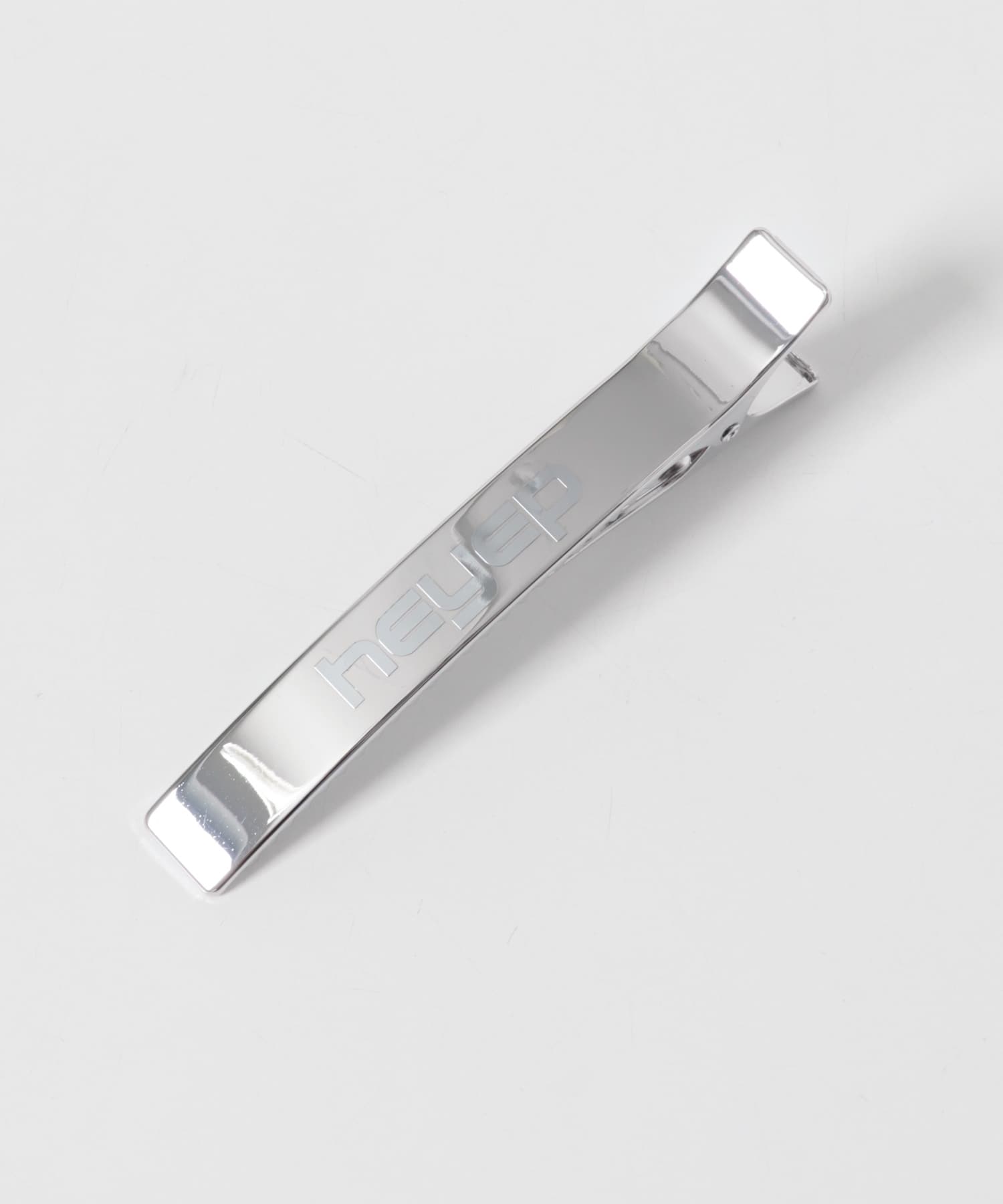 heyep　New Logo Hair Clips-Large SILVER -