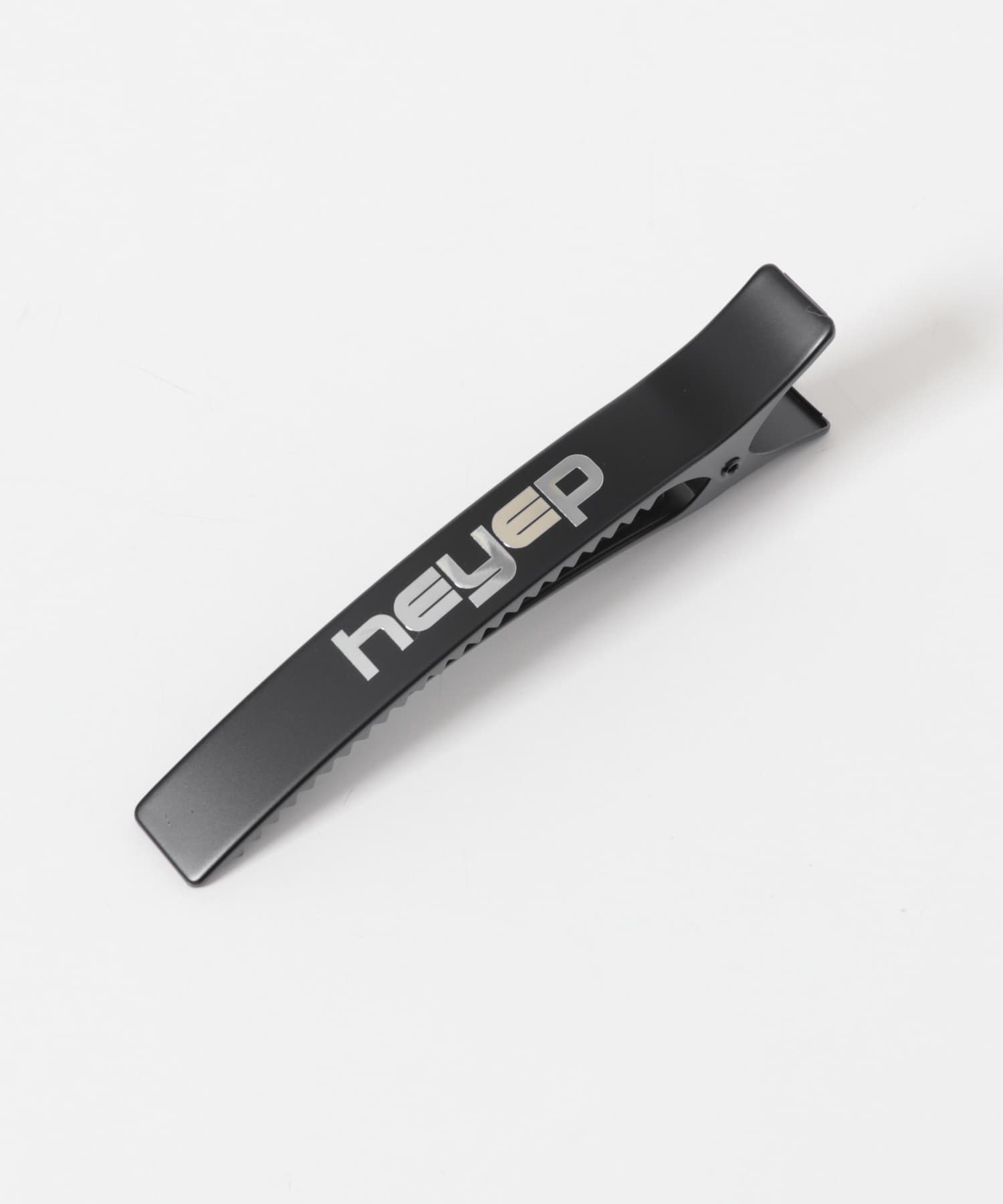 heyep　New Logo Hair Clips-Large BLACK -
