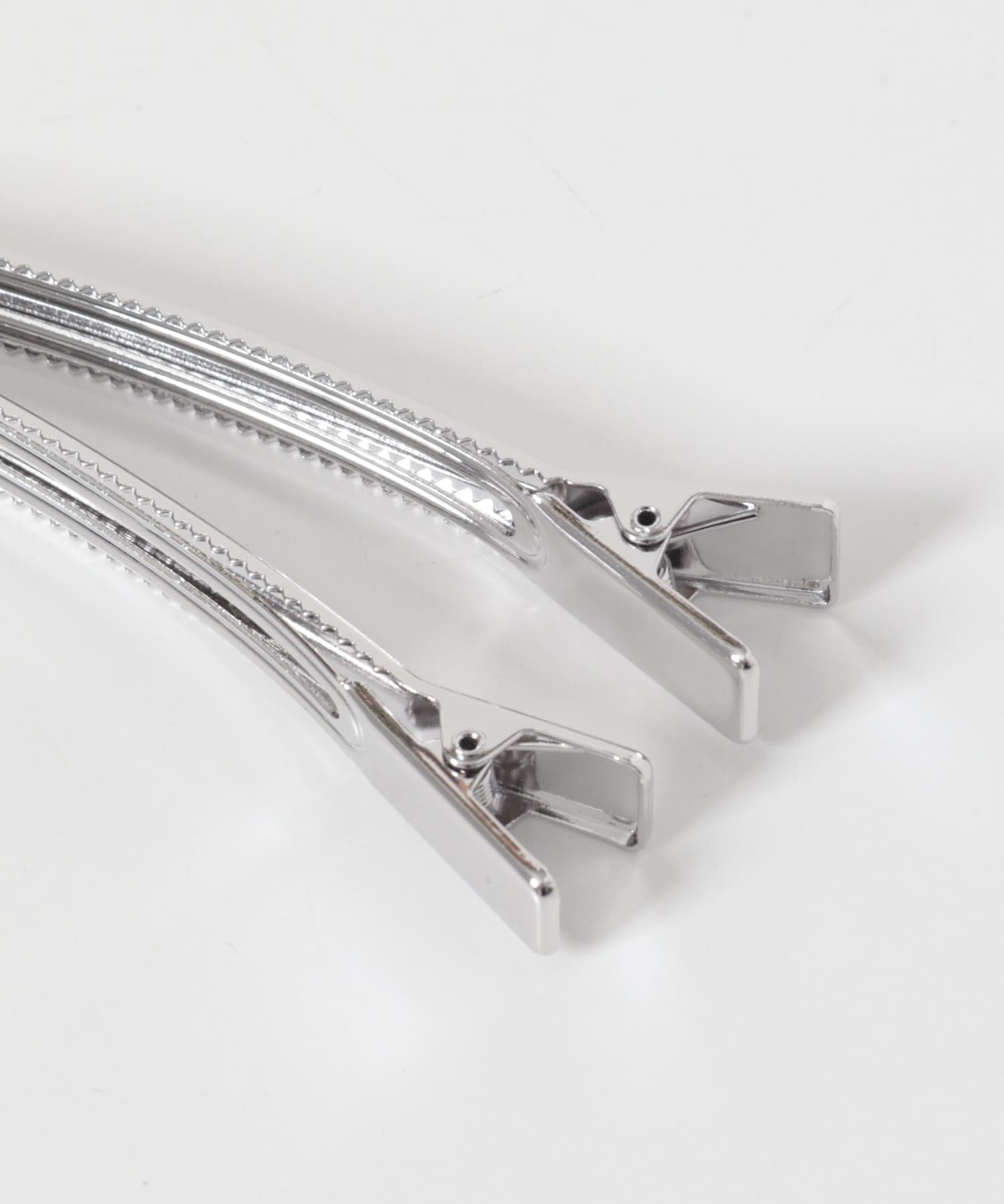 heyep　New Logo Hair Clips 4P SILVER -