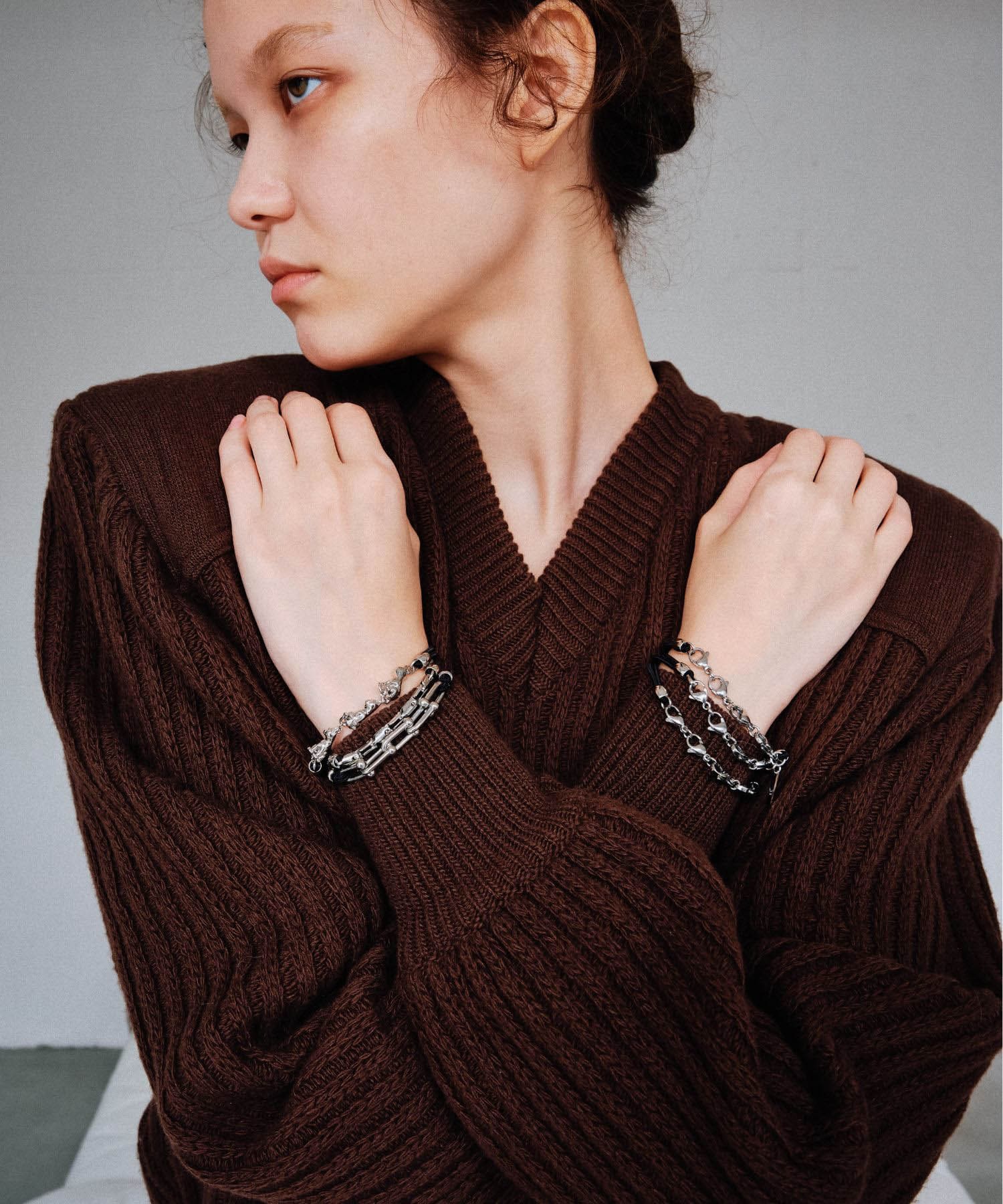 heyep Link Chain Hair Ties-3P(- SILVER): アクセサリー｜URBAN