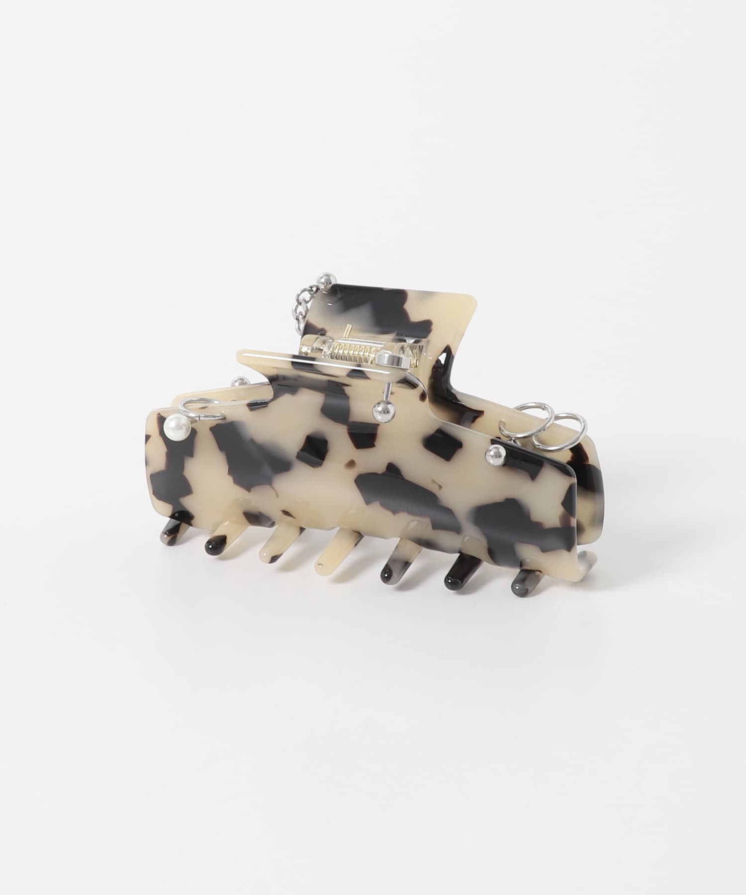 heyep　Piercing Hair Clip-M BROWN -