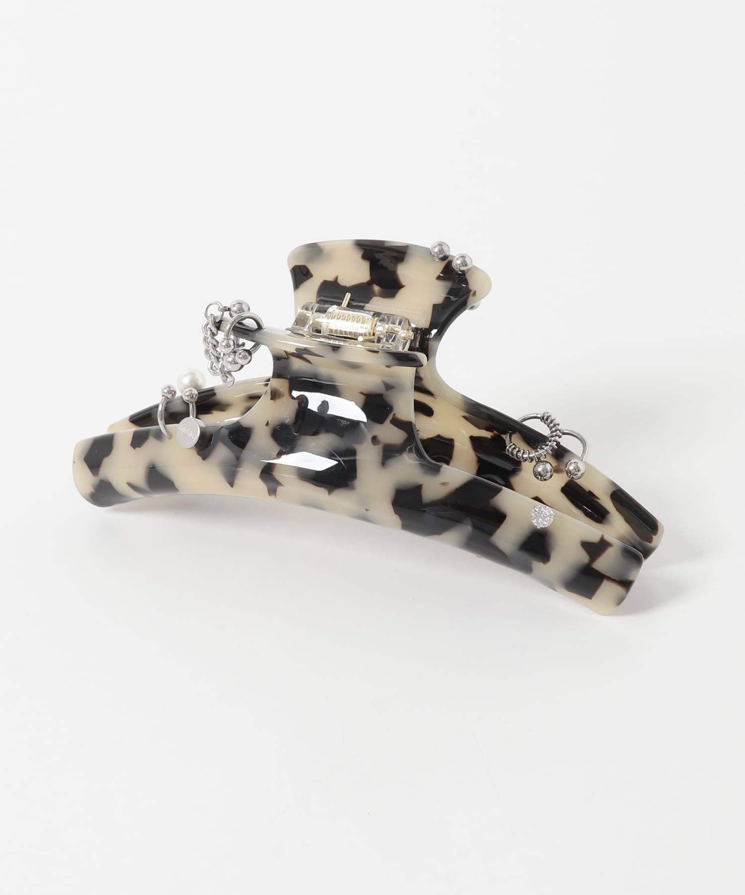 heyep　Piercing Hair Clip-L BROWN -