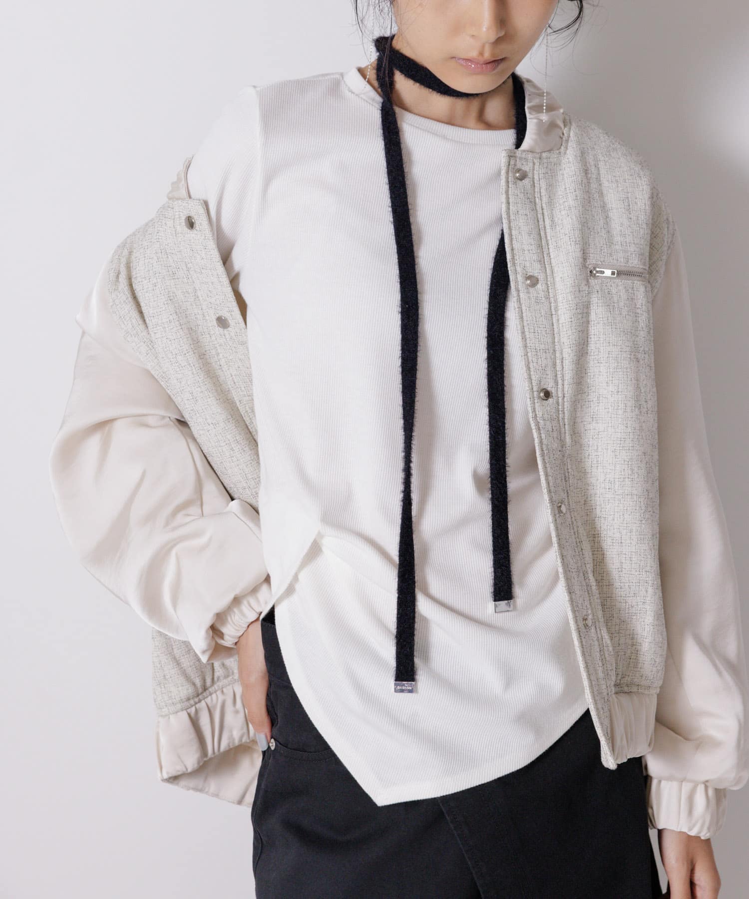 CHIGNON　フラフィーワイドチョーカー