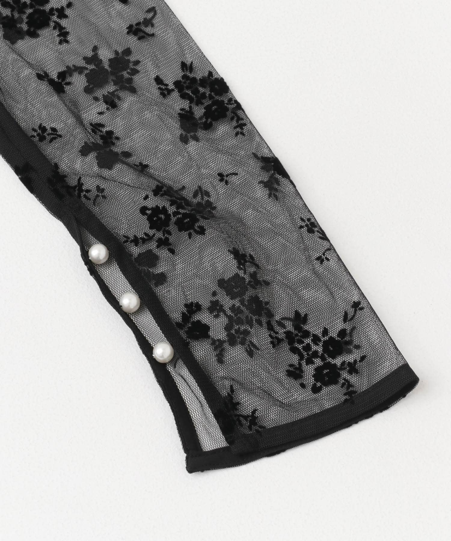 kaene　フロッキーベロア2wayドレス BK 36