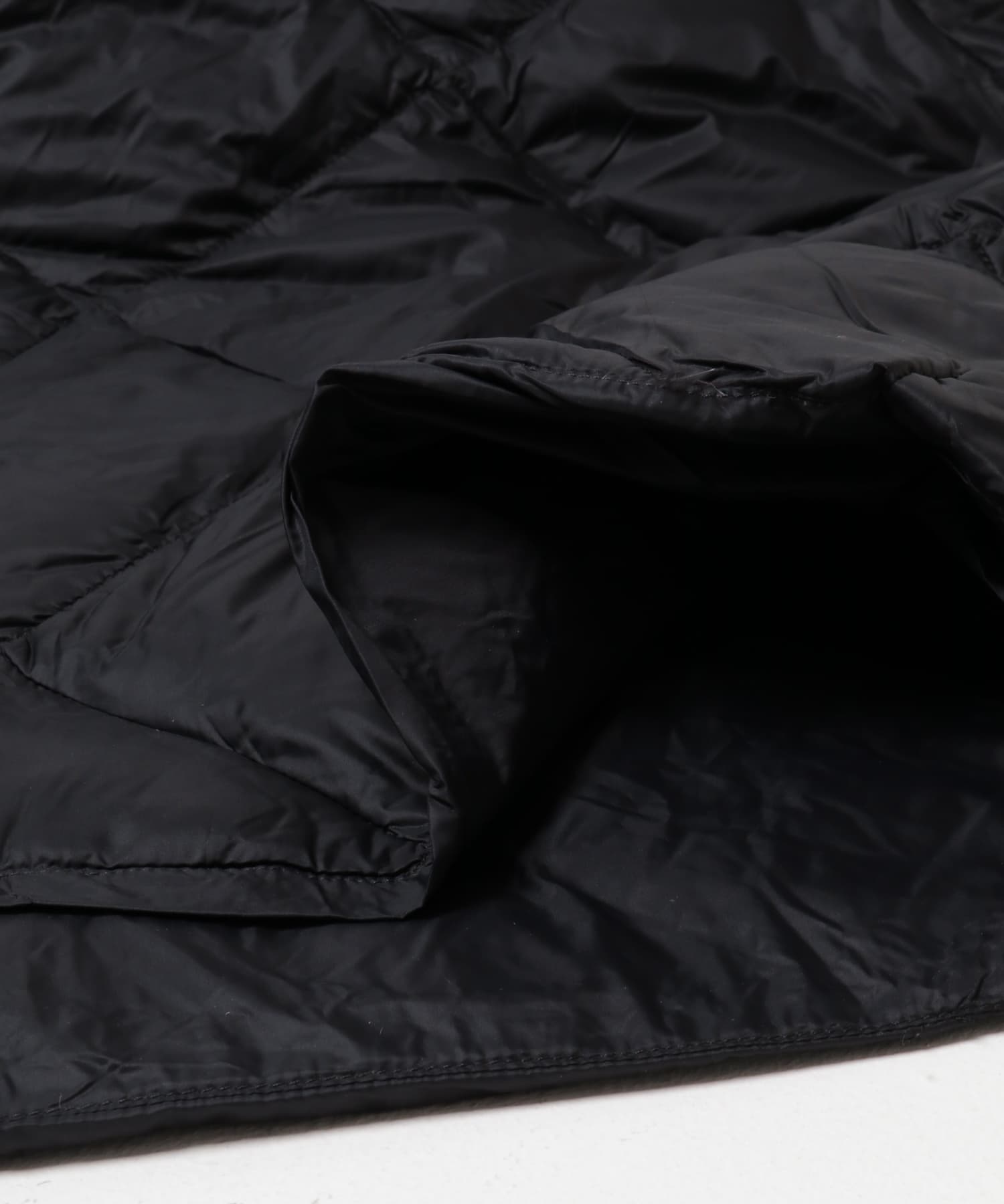 TAION　HOOD LONG DOWN JACKET BLACK S