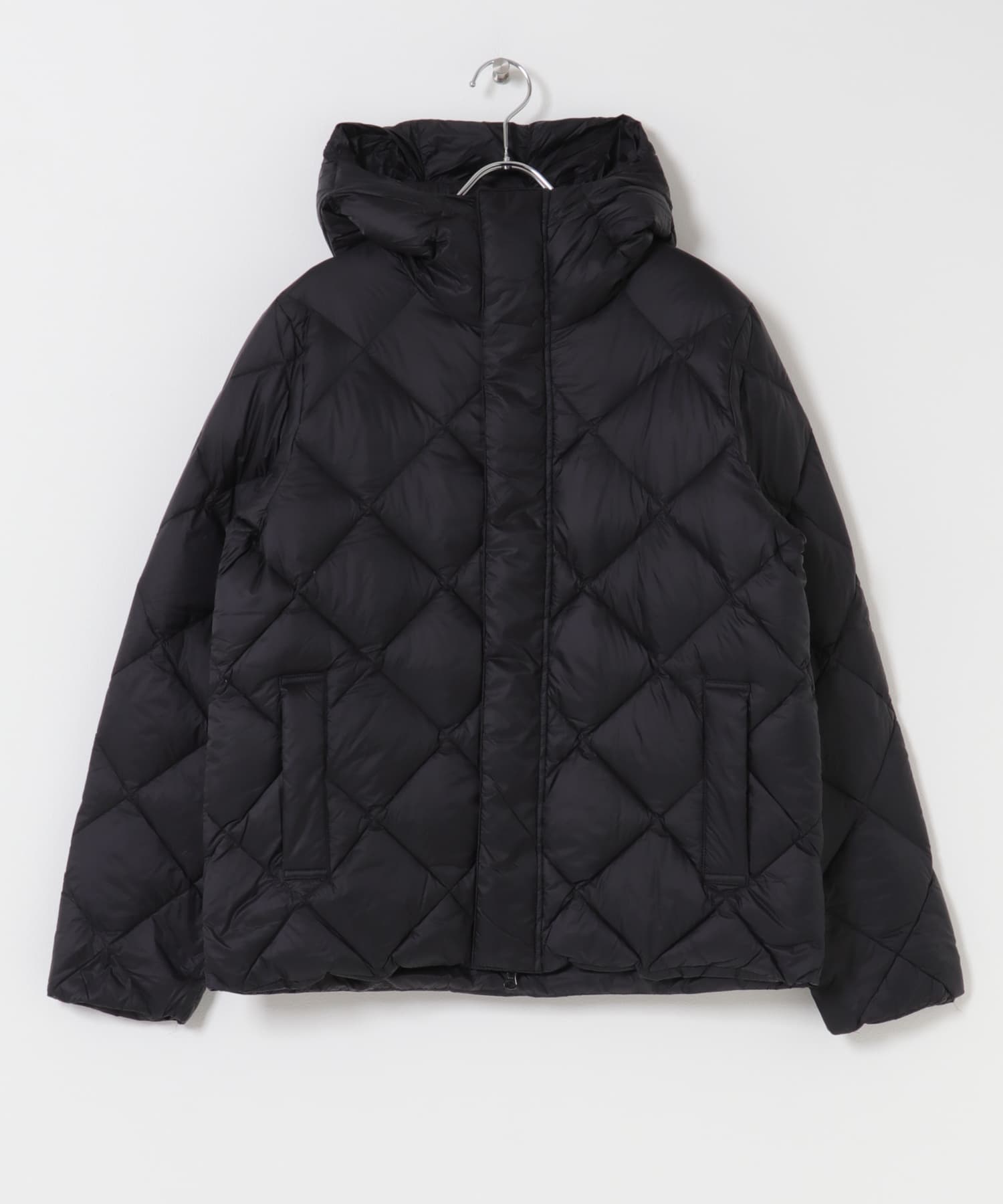 TAION　HOOD DOWN JACKET BLACK S