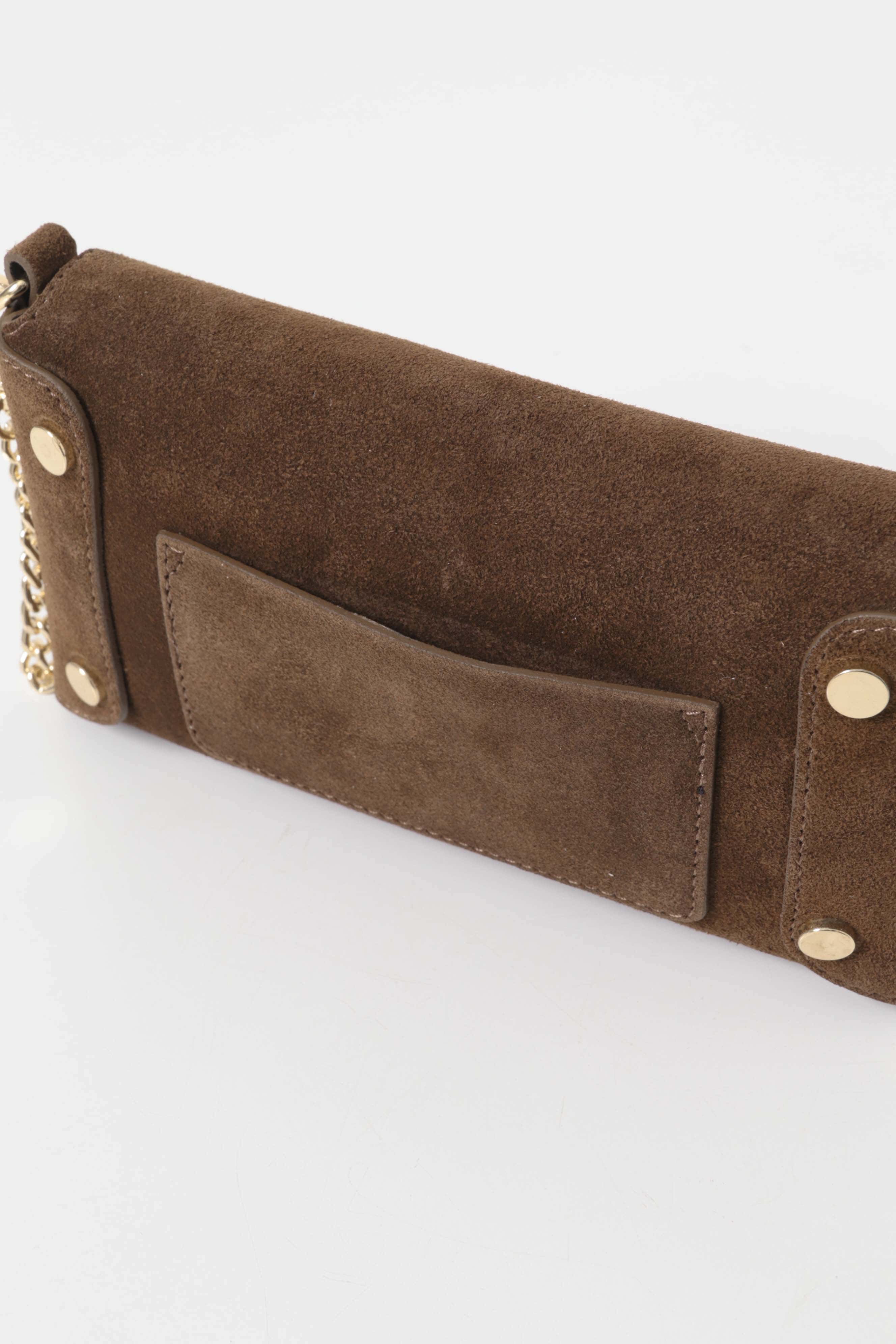 AULENTTI　スエードチェーンBAG MARRON Free