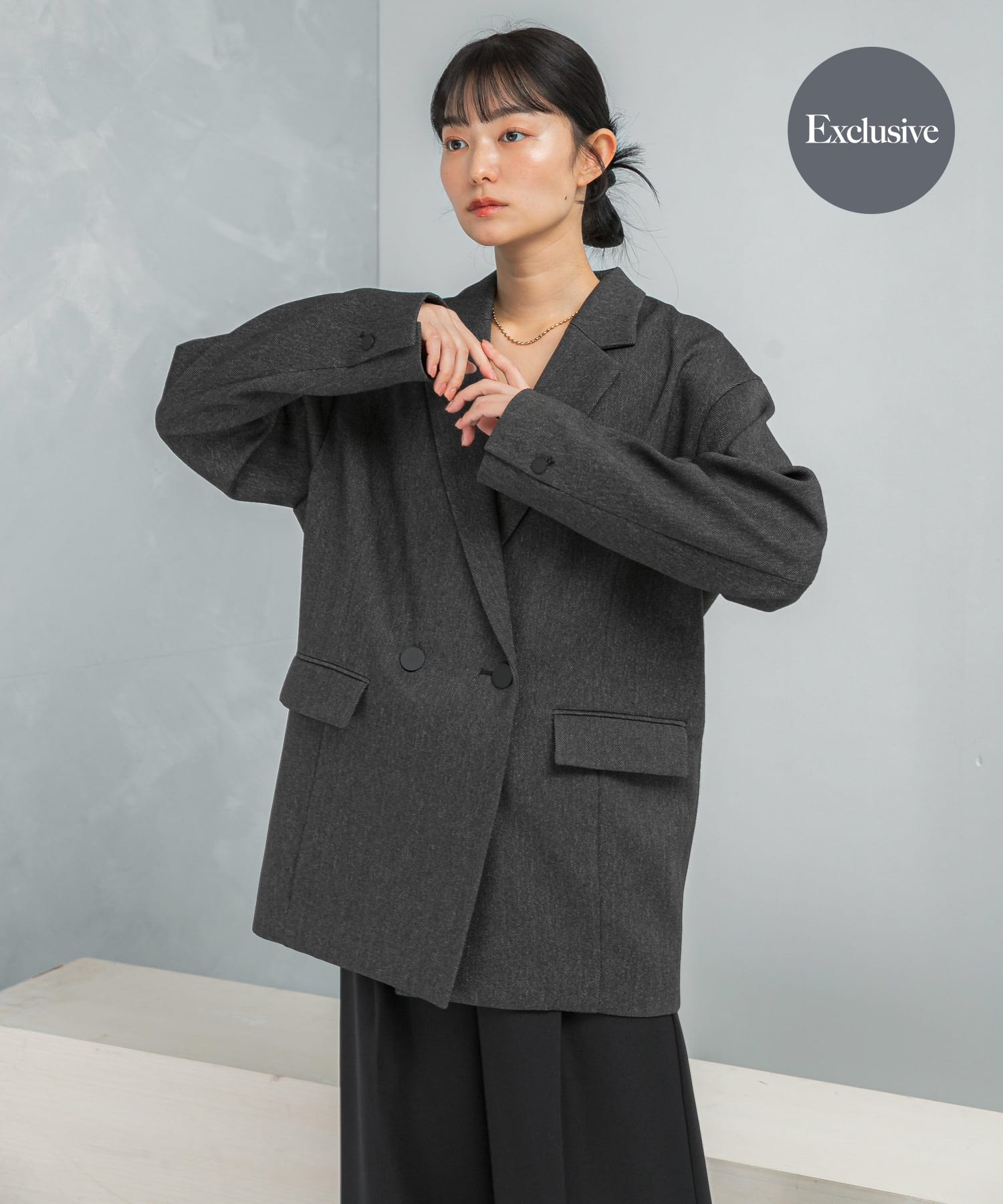 『別注』ELENDEEK×ROSSO　HERRINGBONE OVER JACKET